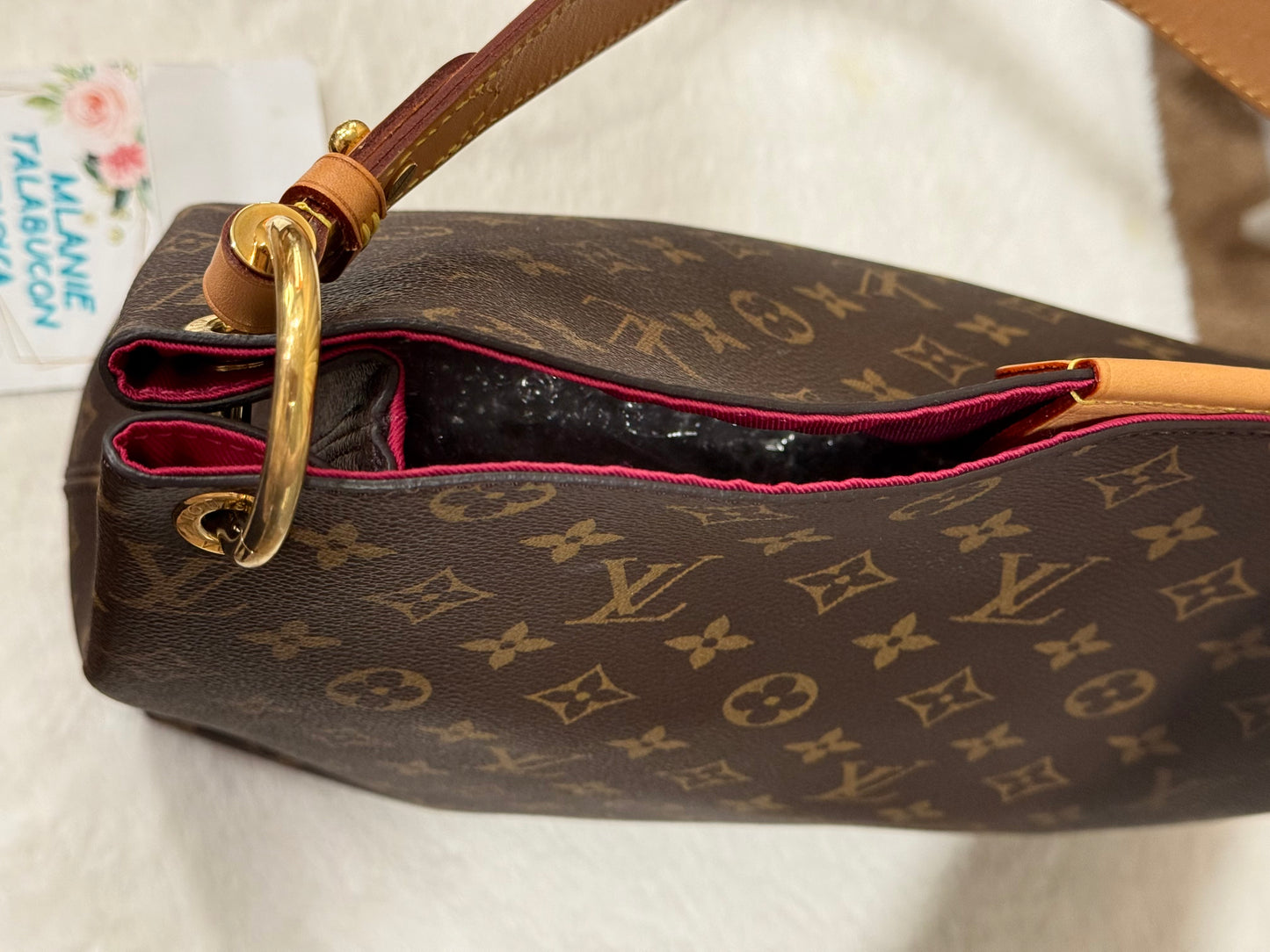 Louis Vuitton Graceful PM Mono Pivoine