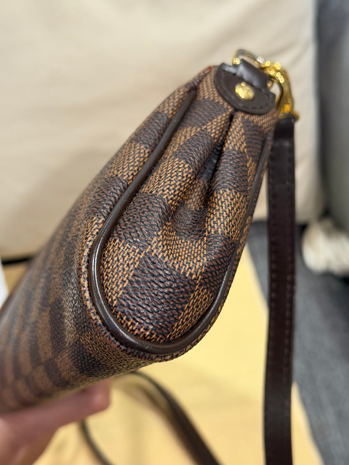 Louis Vuitton Eva Pochette Damier Ebene
