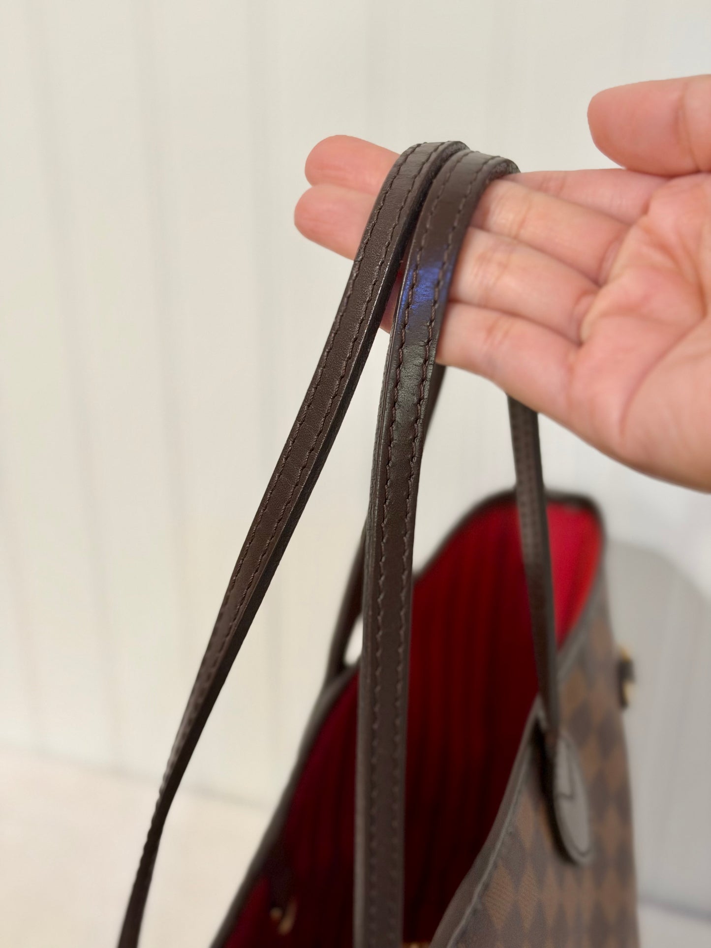 Louis Vuitton Neverfull MM DE Set (Bag and Pouch)