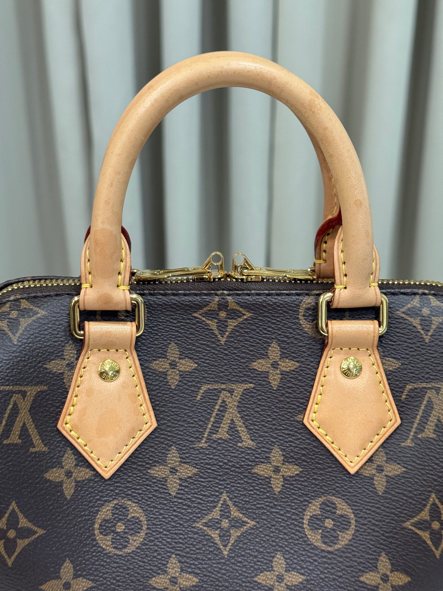 Louis Vuitton Speedy Bandouliere 20 Mono with Black/Pink Strap