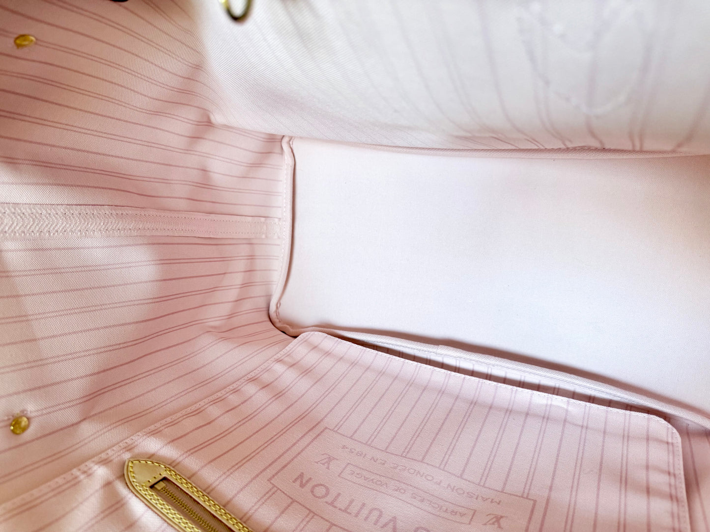 Louis Vuitton Neverfull GM in Damier Azur  Rose Ballerine MINT