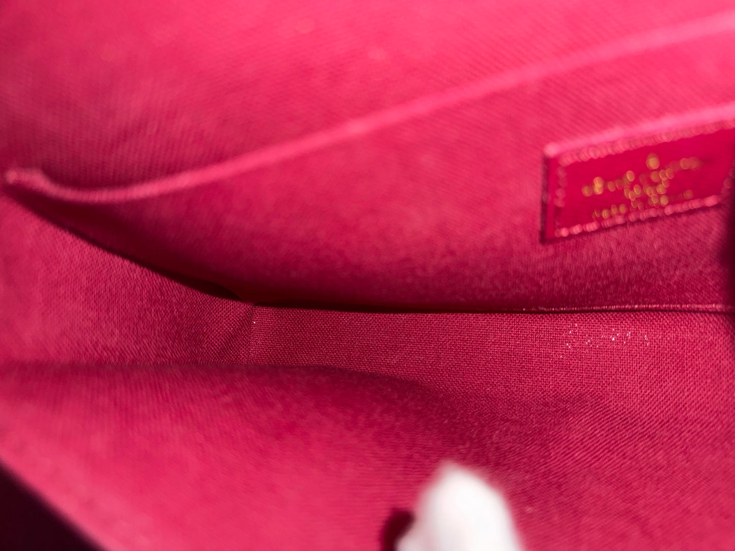 Louis Vuitton Pochette Felicie Mono Fuchsia
