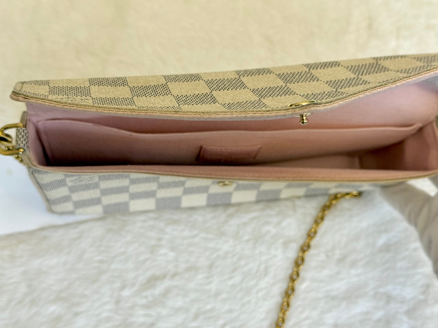 Louis Vuitton Felicie Pochette Damier Azur