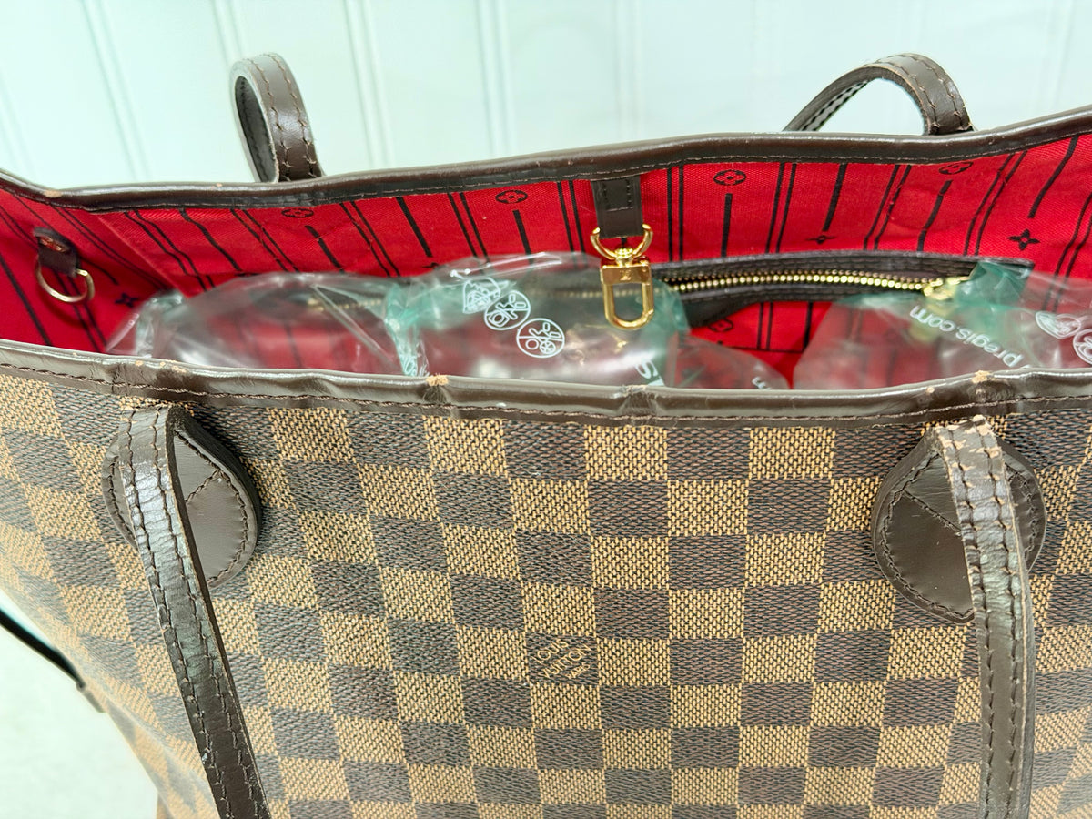 Louis Vuitton Neverfull MM Damier Ebene Bag Only