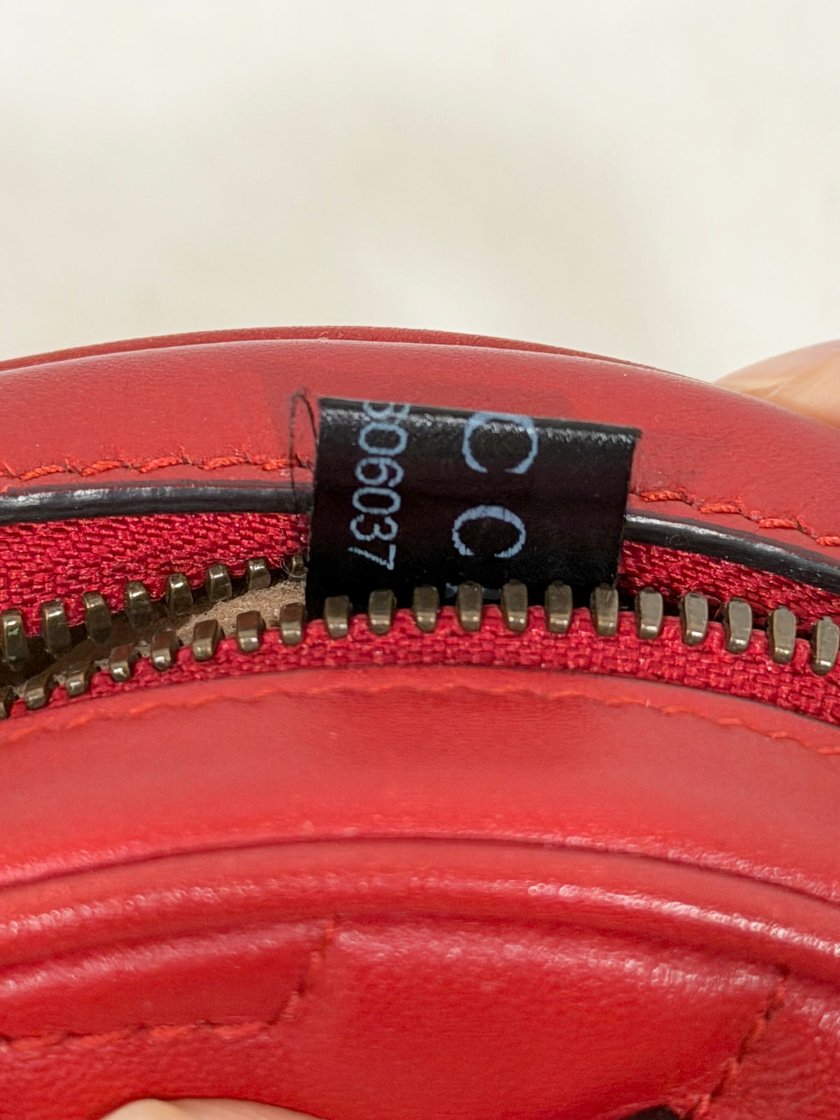 Gucci GG Marmont Matelassé Belt Bag Hibiscus Red Aged Gold-tone HW