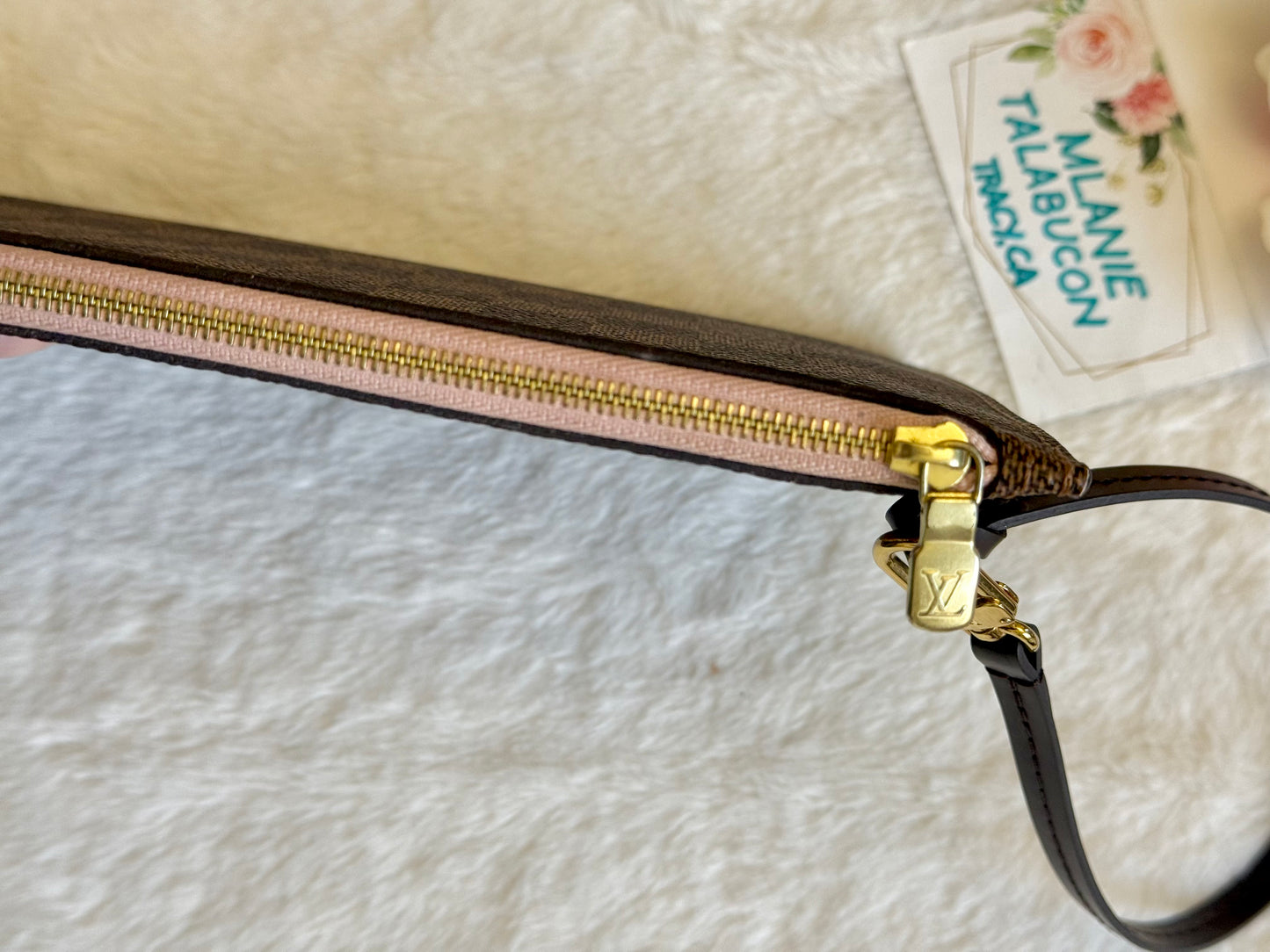 Louis Vuitton Neverfull MM DE Rose Ballerine