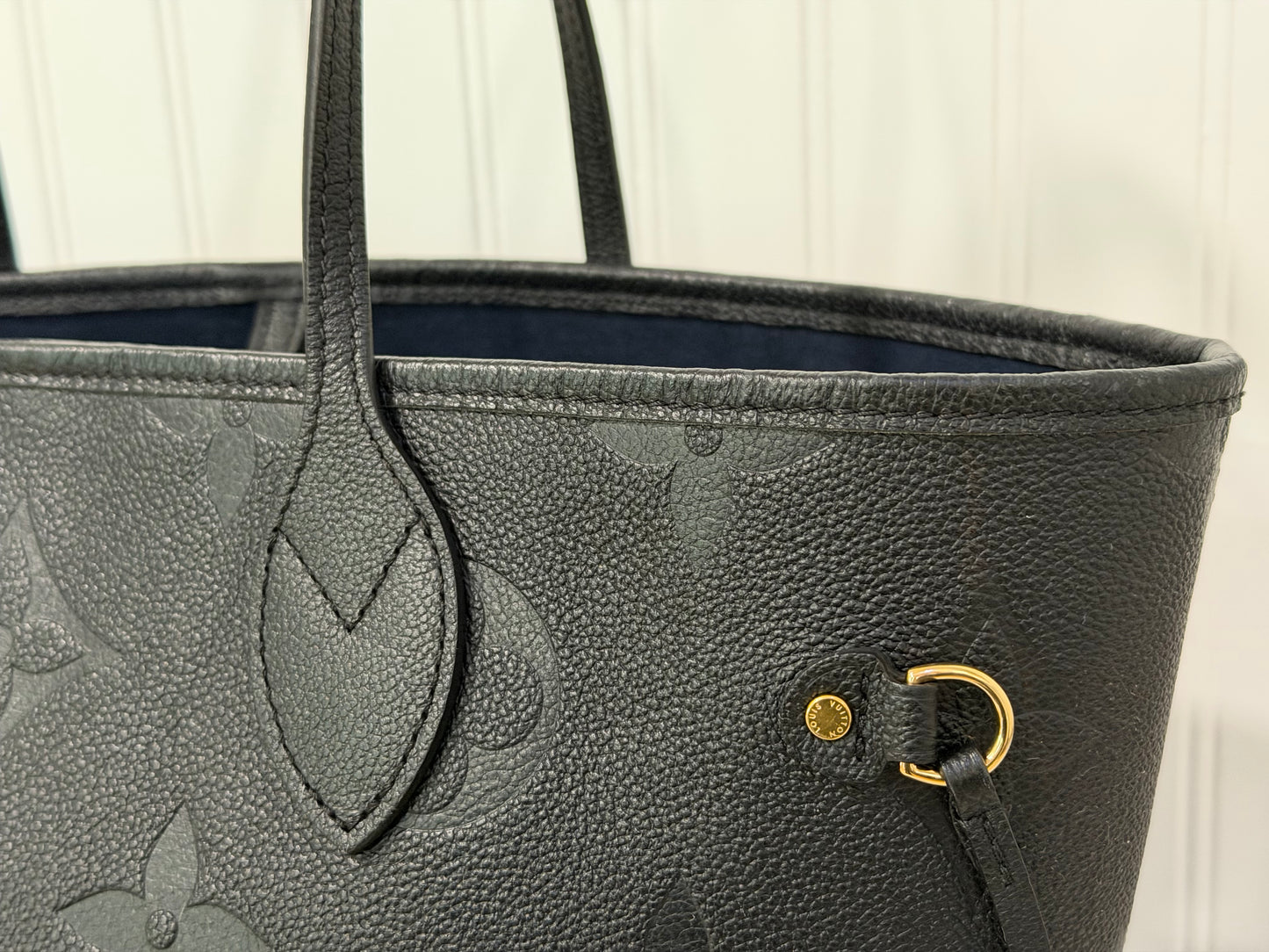 Louis Vuitton Neverfull Mono Giant Empreinte Black