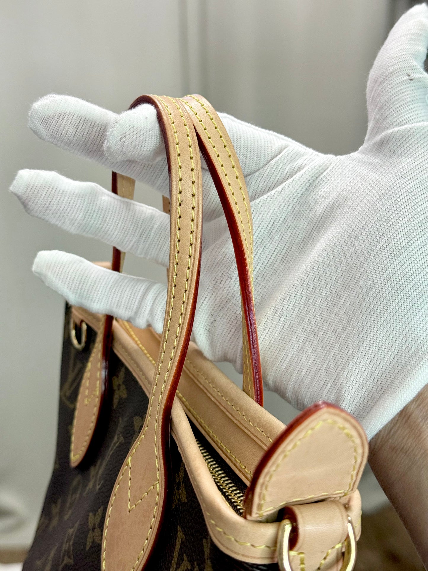 Louis Vuitton Neverfull BB Mono Beige Bag Only