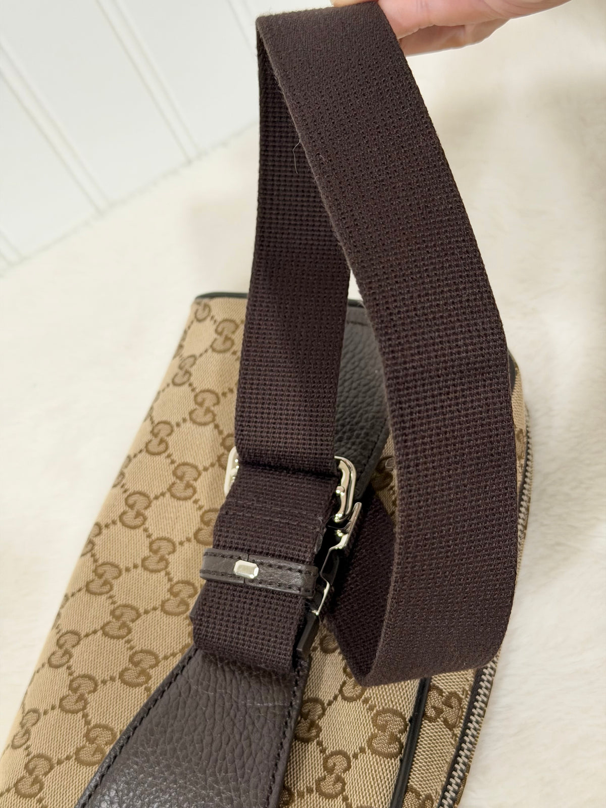 Gucci GG Canvas Belt Bag Unisex