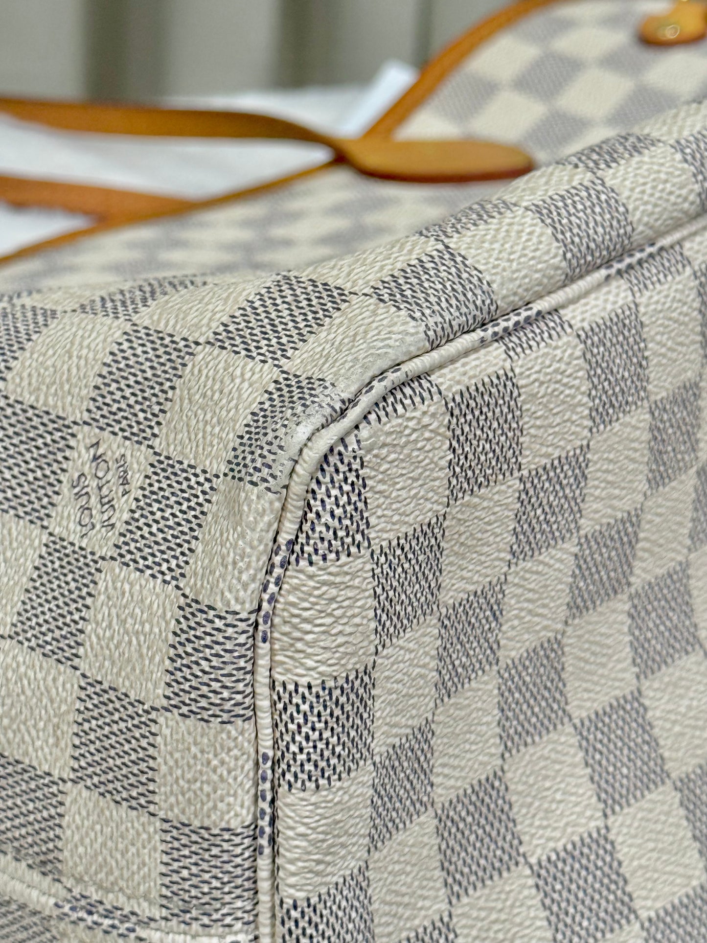 Louis Vuitton Neverfull MM Damier Azur Beige