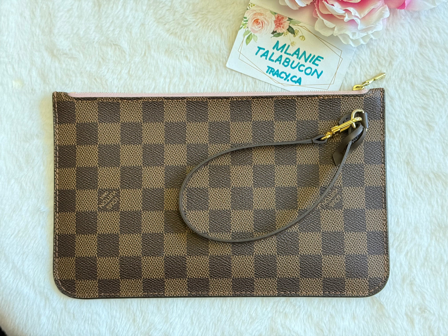 Louis Vuitton Neverfull MM DE Rose Ballerine