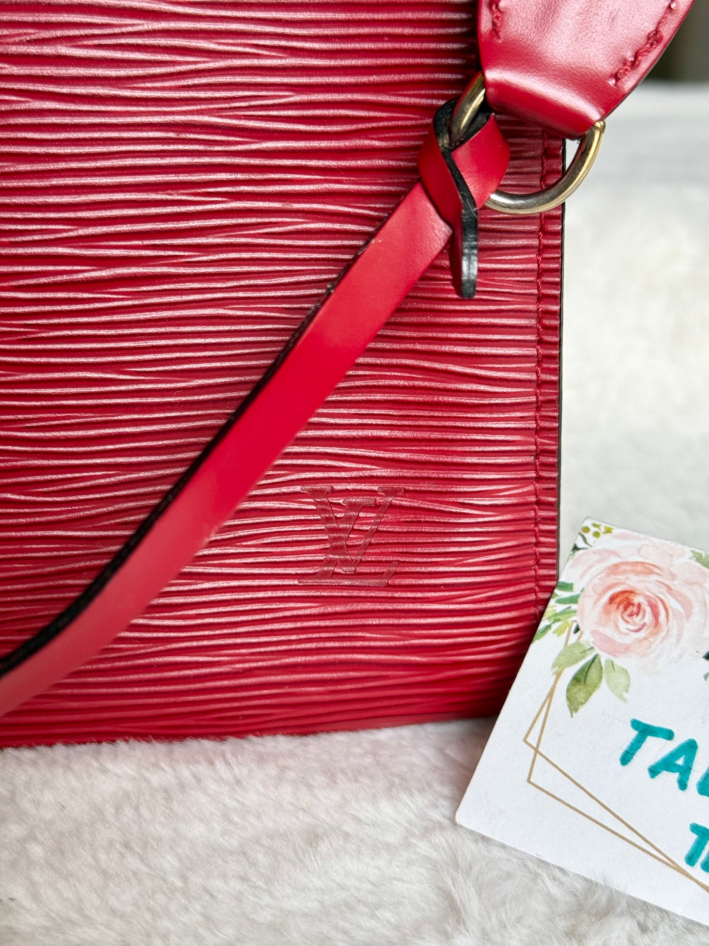 Louis Vuitton Red Epi Pochette