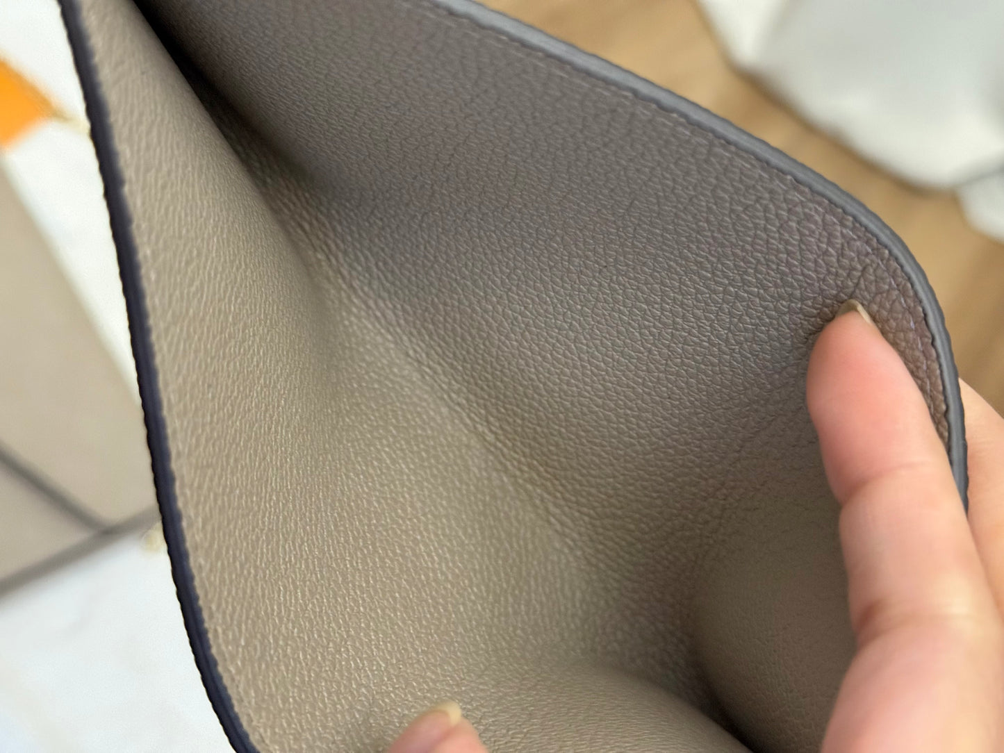 Louis Vuitton Felicie Pochette Empreinte Turtledove Full Set