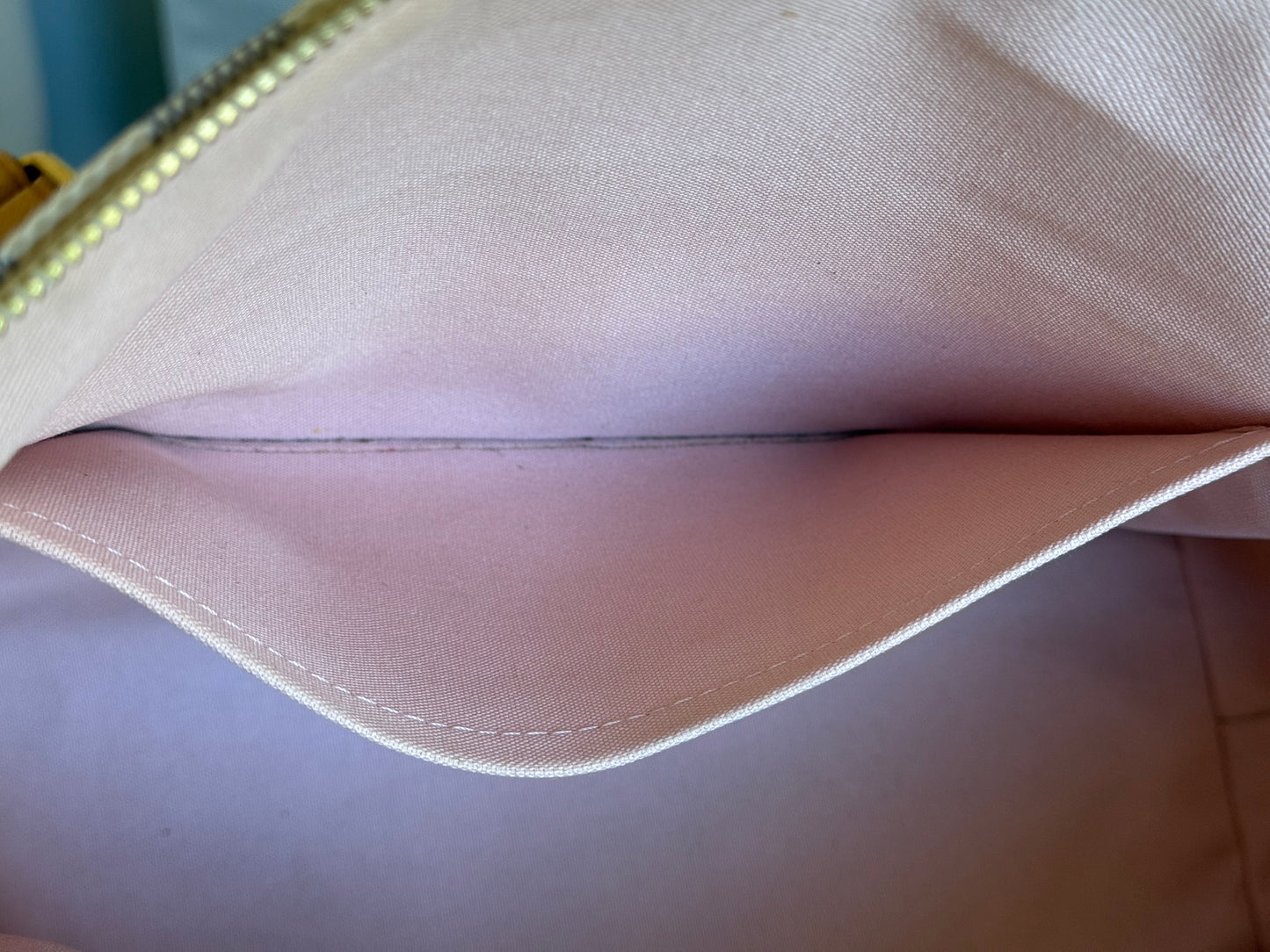 Louis Vuitton Ièna MM Damier Azur Rose Ballerine