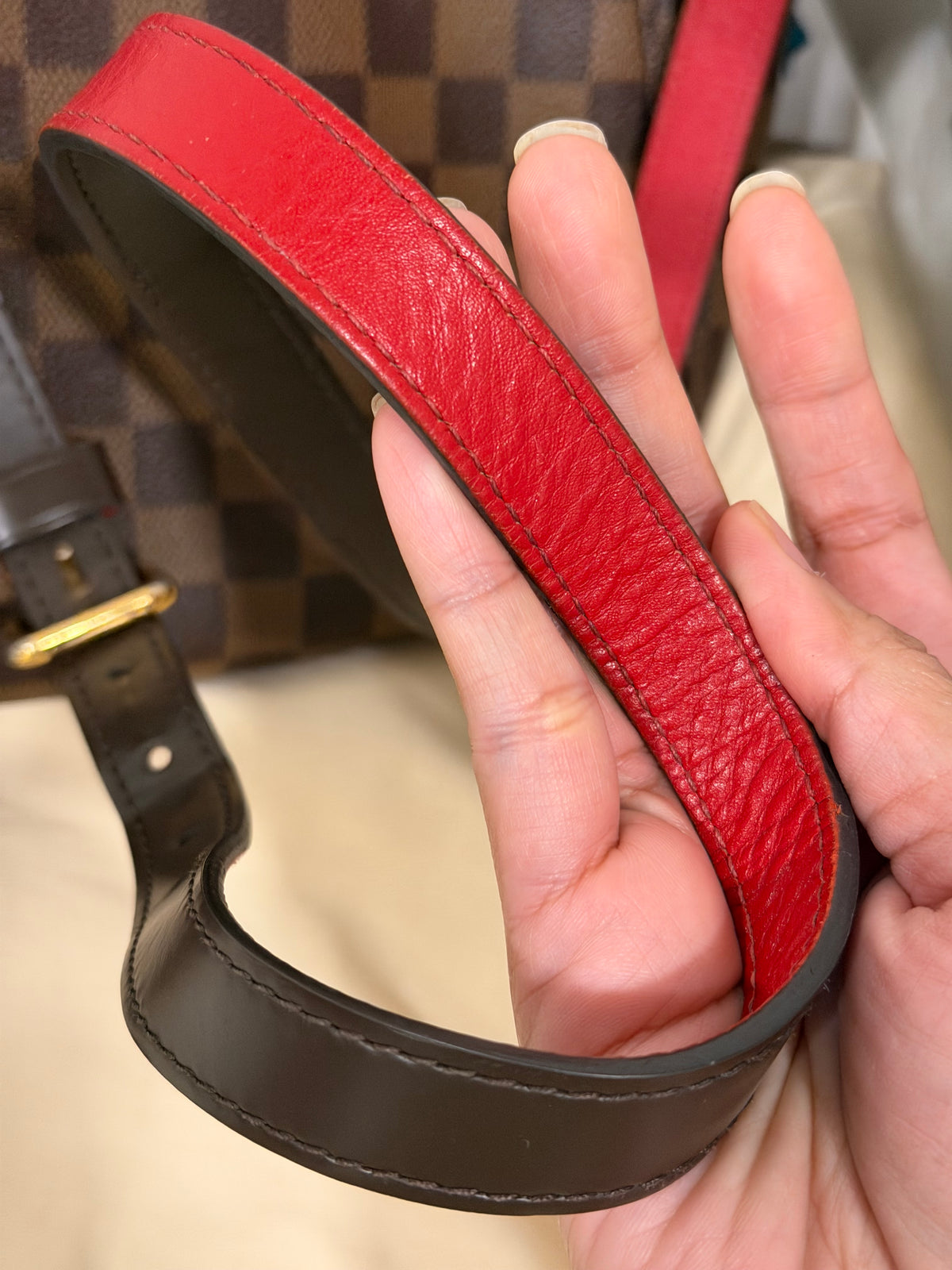 Louis Vuitton South Bank Besace Damier Ebene SD0159
