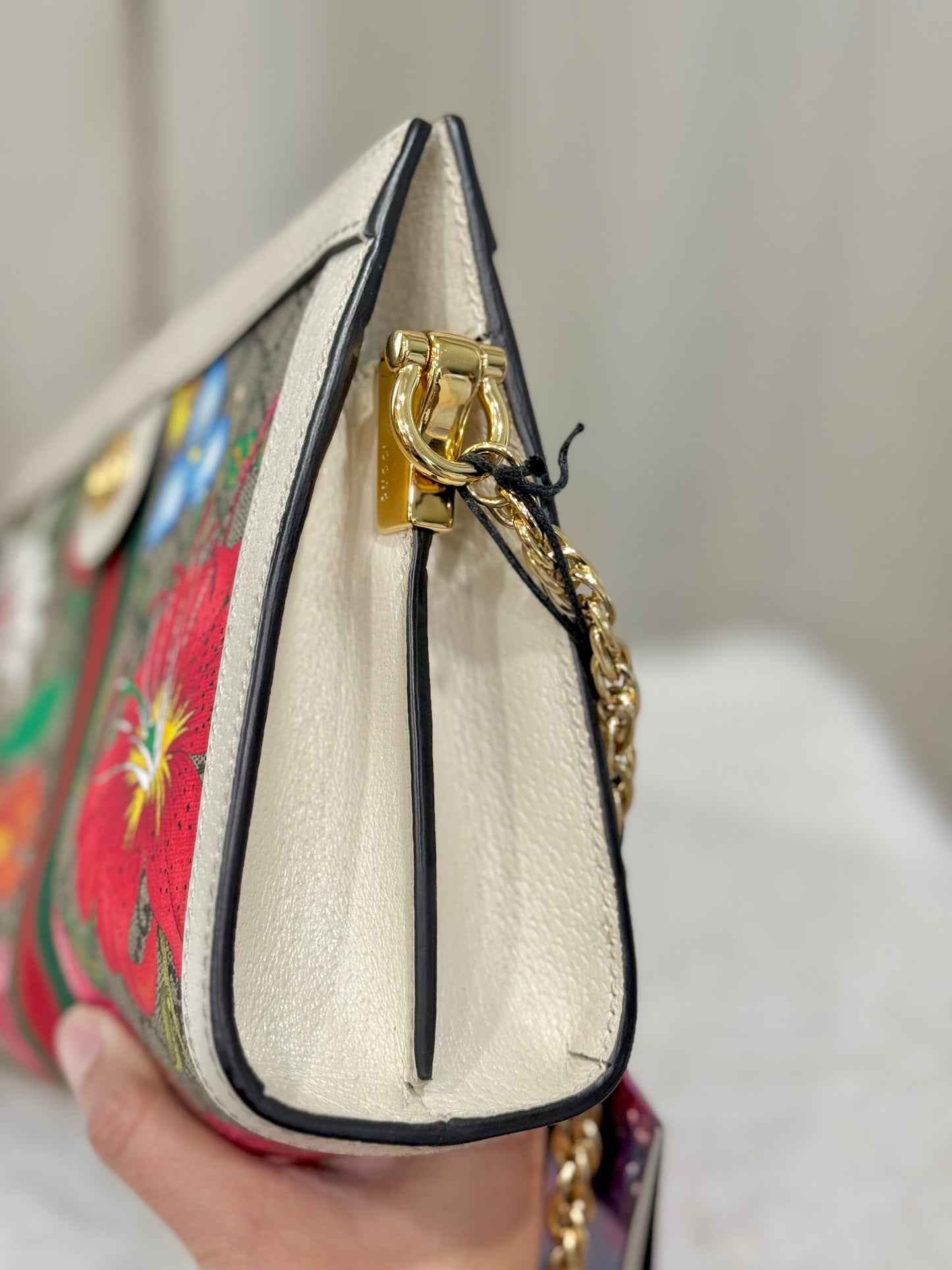 Gucci GG Supreme Flora Ophidia Small Shoulder Bag 503877