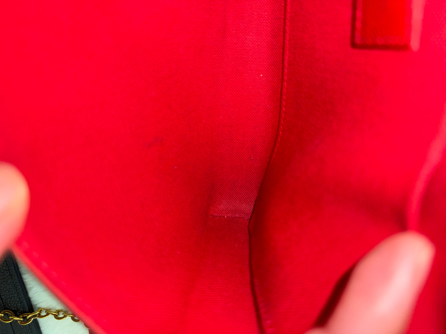 Louis Vuitton Felicie Pochette DE with zippered insert