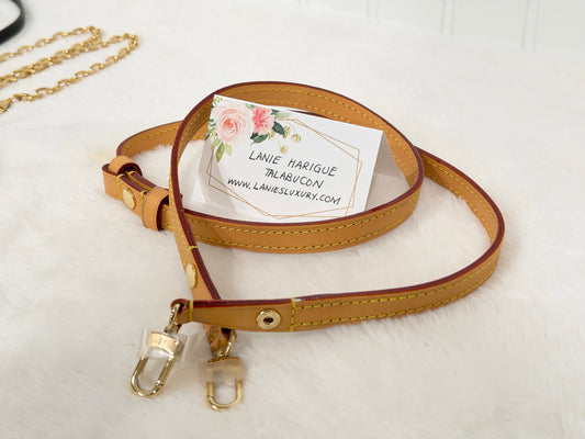 Louis Vuitton Treated Vachetta Leather Adjustable Strap