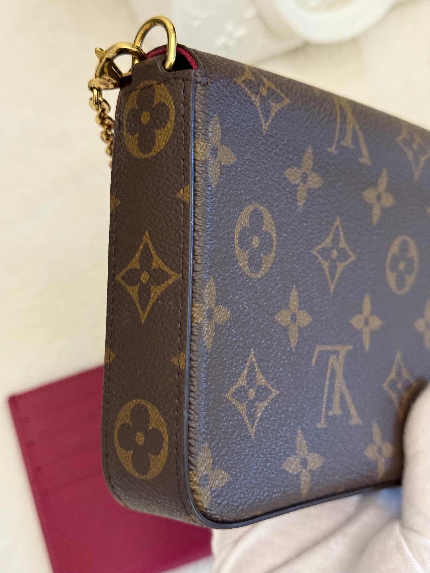 Louis Vuitton Pochette Felicie Mono with CC insert only