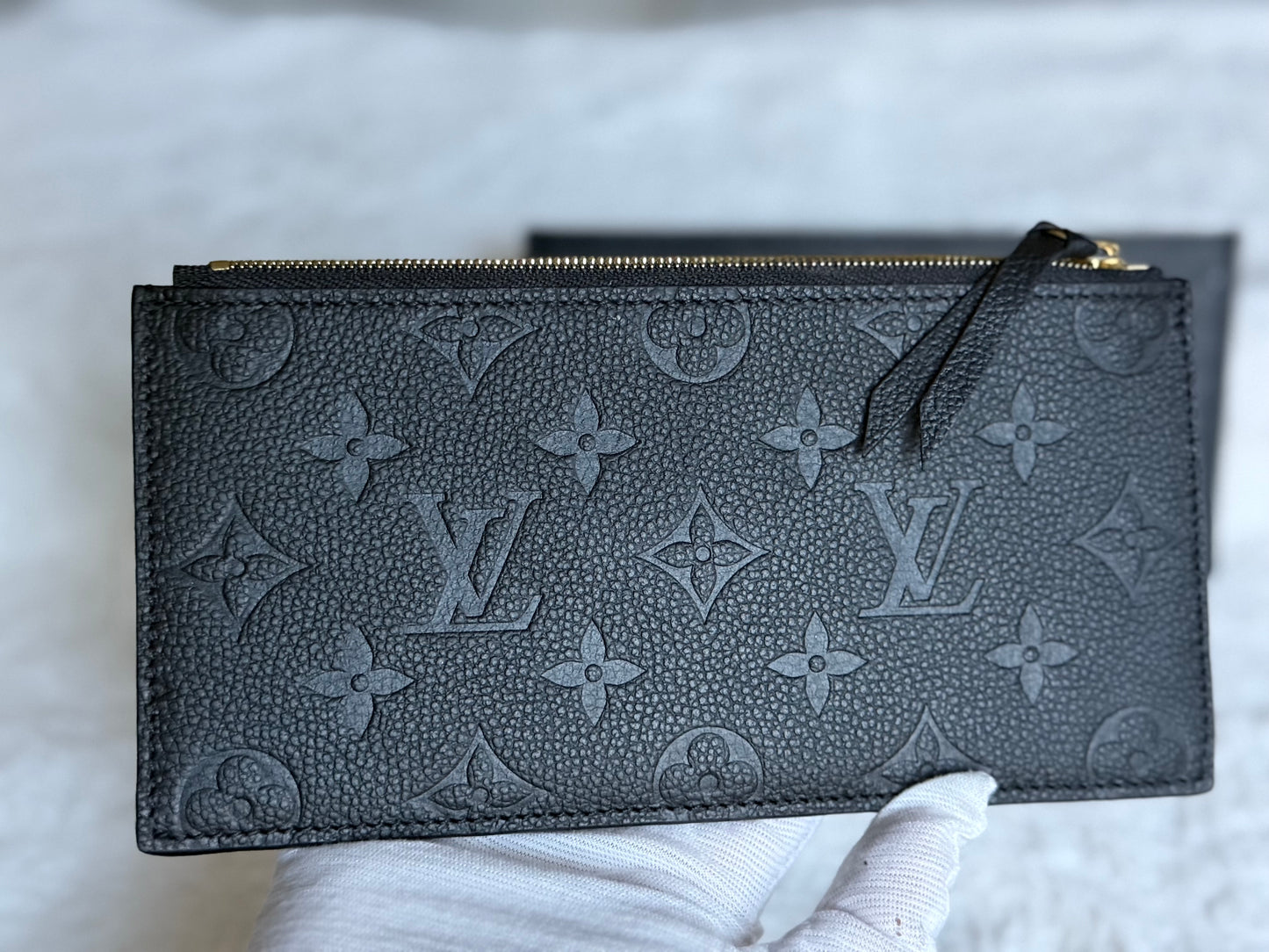 Louis Vuitton Felicie Pochette in Mono Empreinte Noir/Black with Inserts