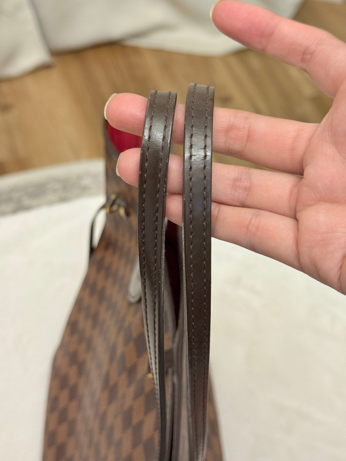 Louis Vuitton Neverfull MM Damier Ebene Bag Only