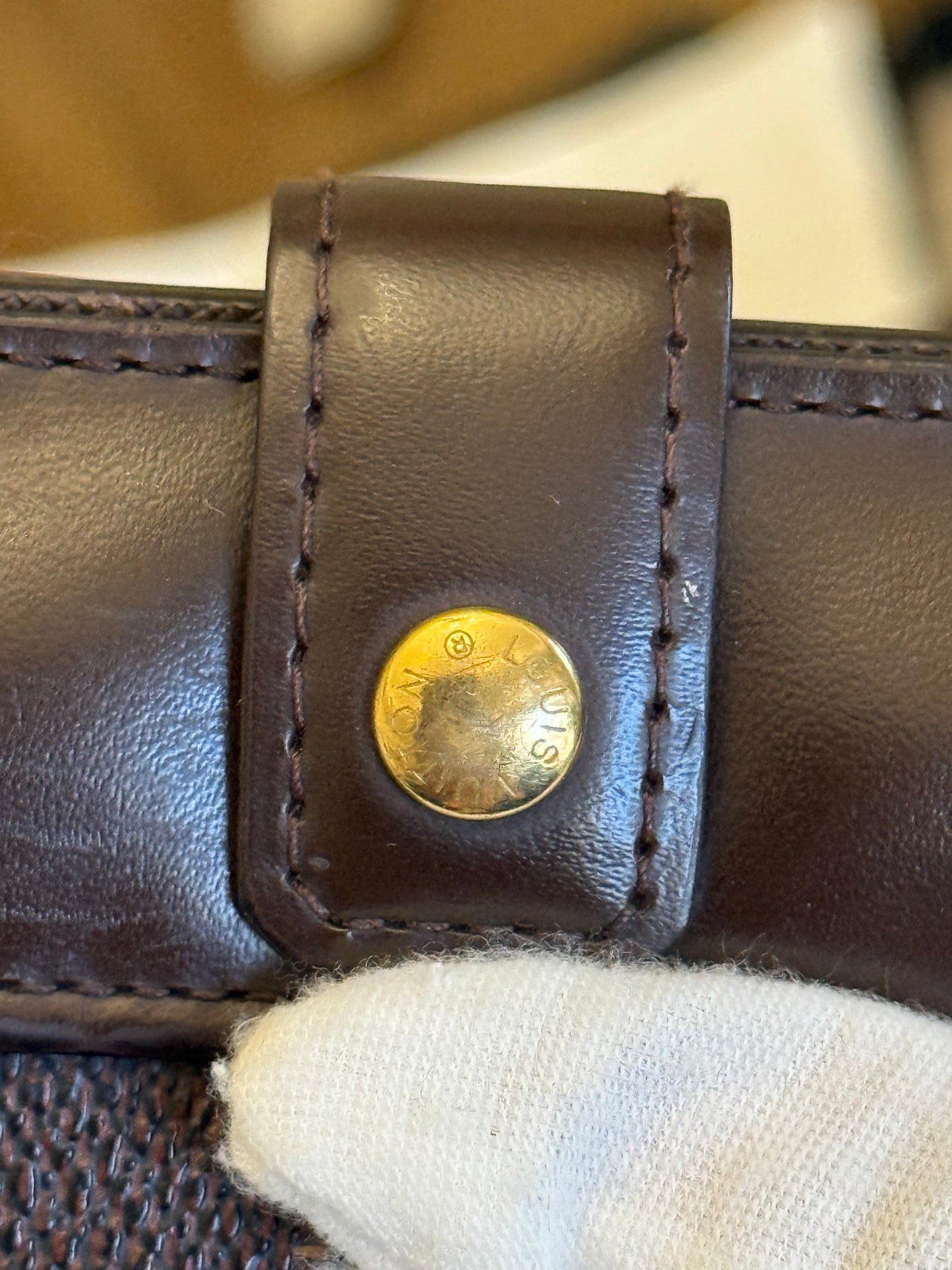 Louis Vuitton Compact Zippy Wallet in Damier Ebene