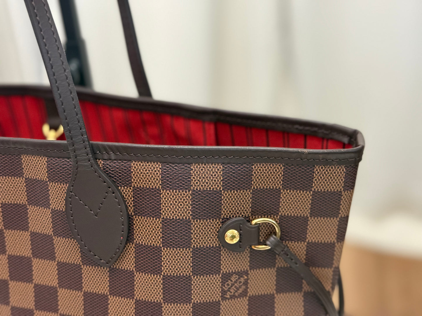 Louis Vuitton Neverfull MM DE Set (Bag and Pouch)