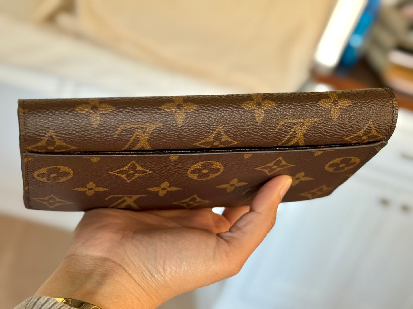 Louis Vuitton Jeanne Mono Fuchsia Wallet with Inserts