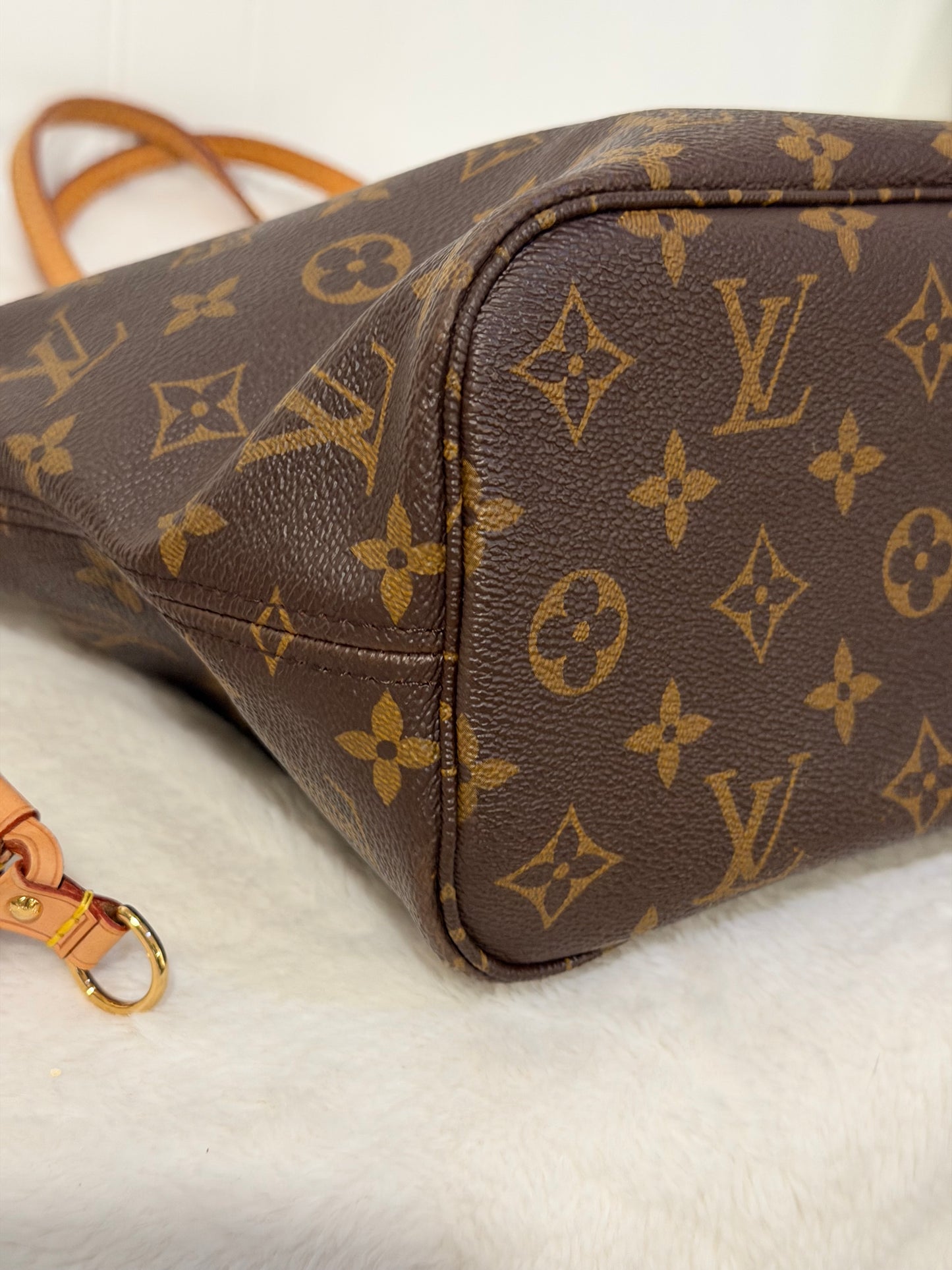 Louis Vuitton Neverfull PM Mono Fuchsia FULL SET