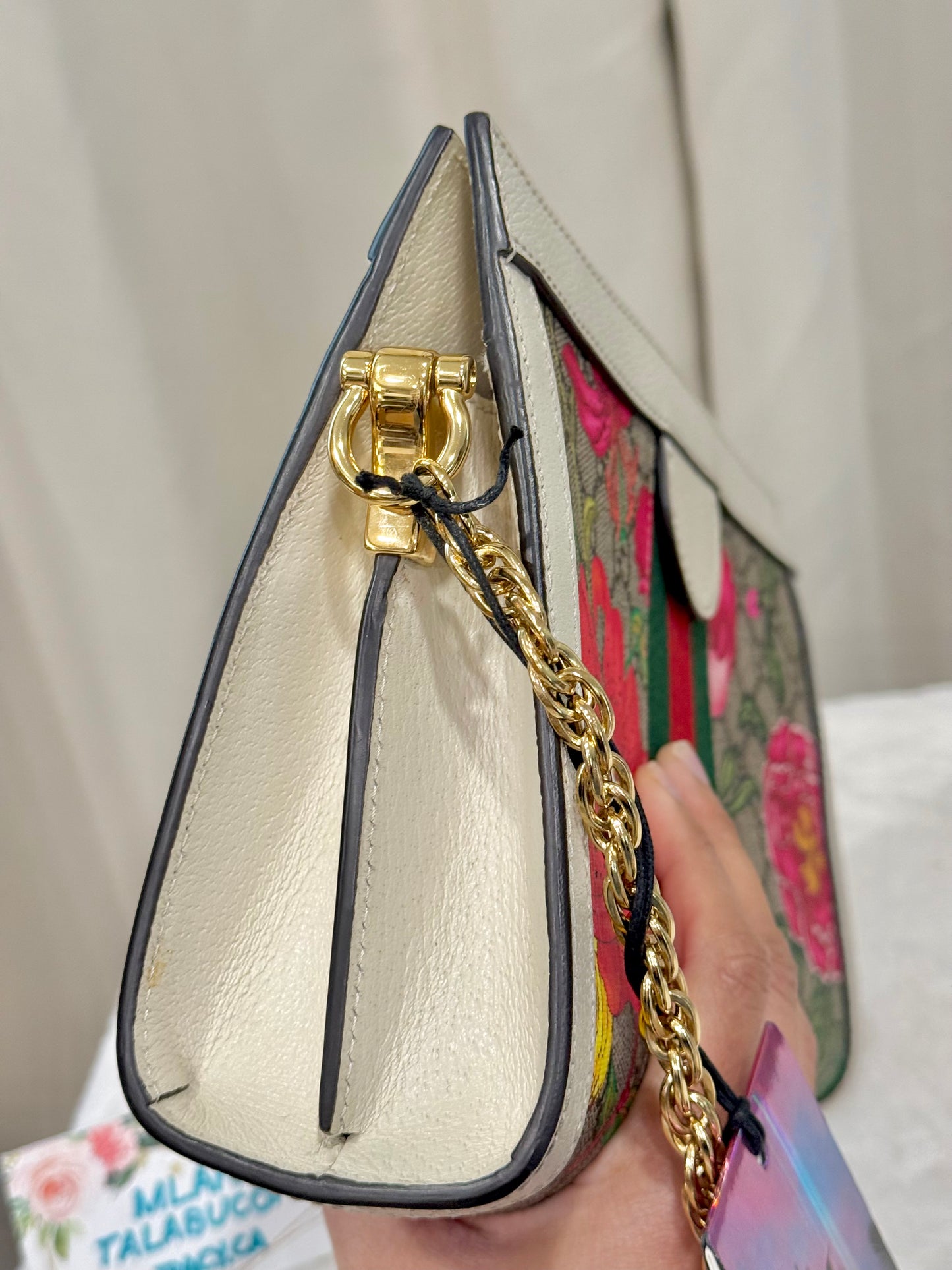 Gucci GG Supreme Flora Ophidia Small Shoulder Bag 503877