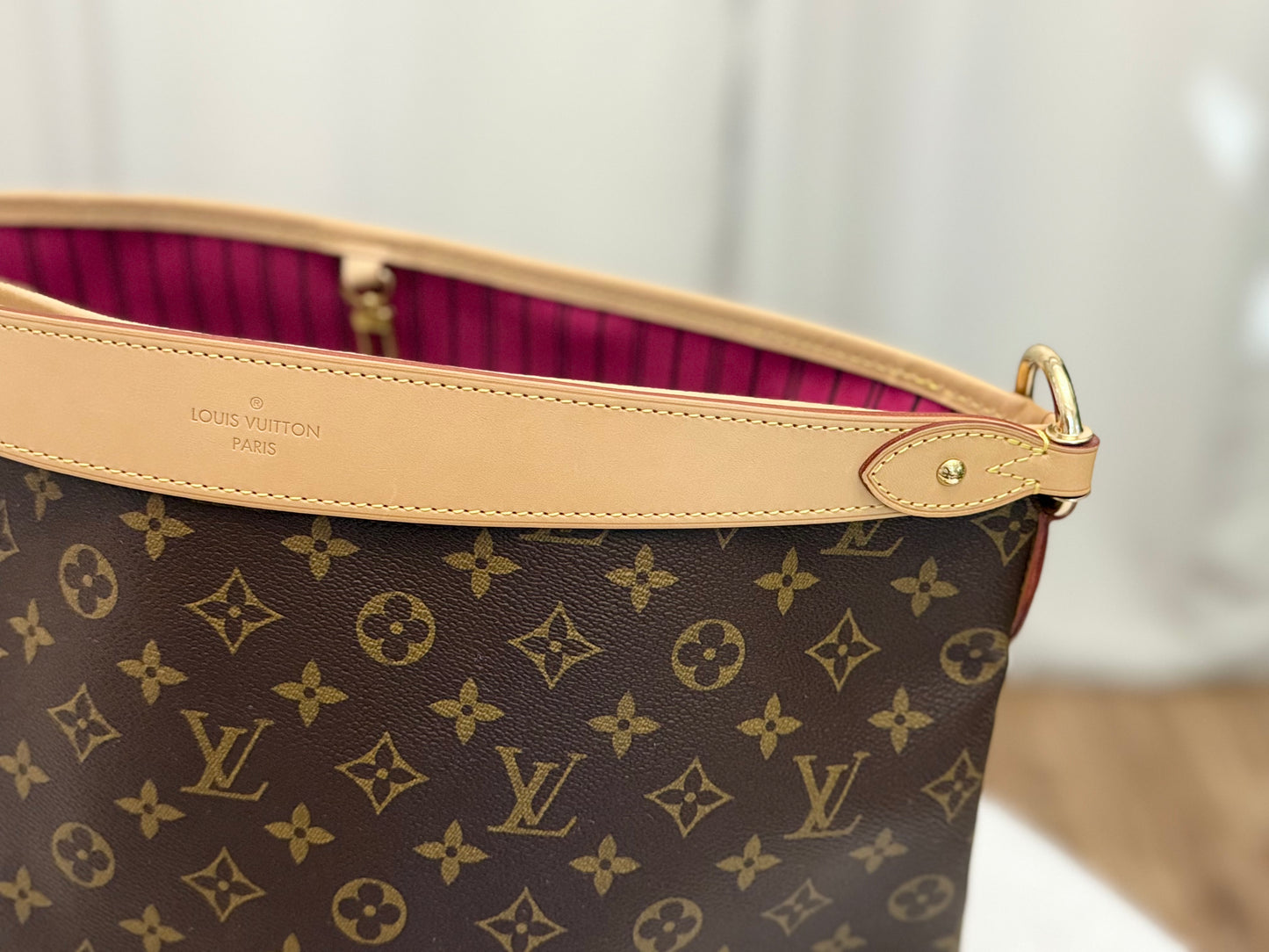 Louis Vuitton Delightful MM Mono Pivoine