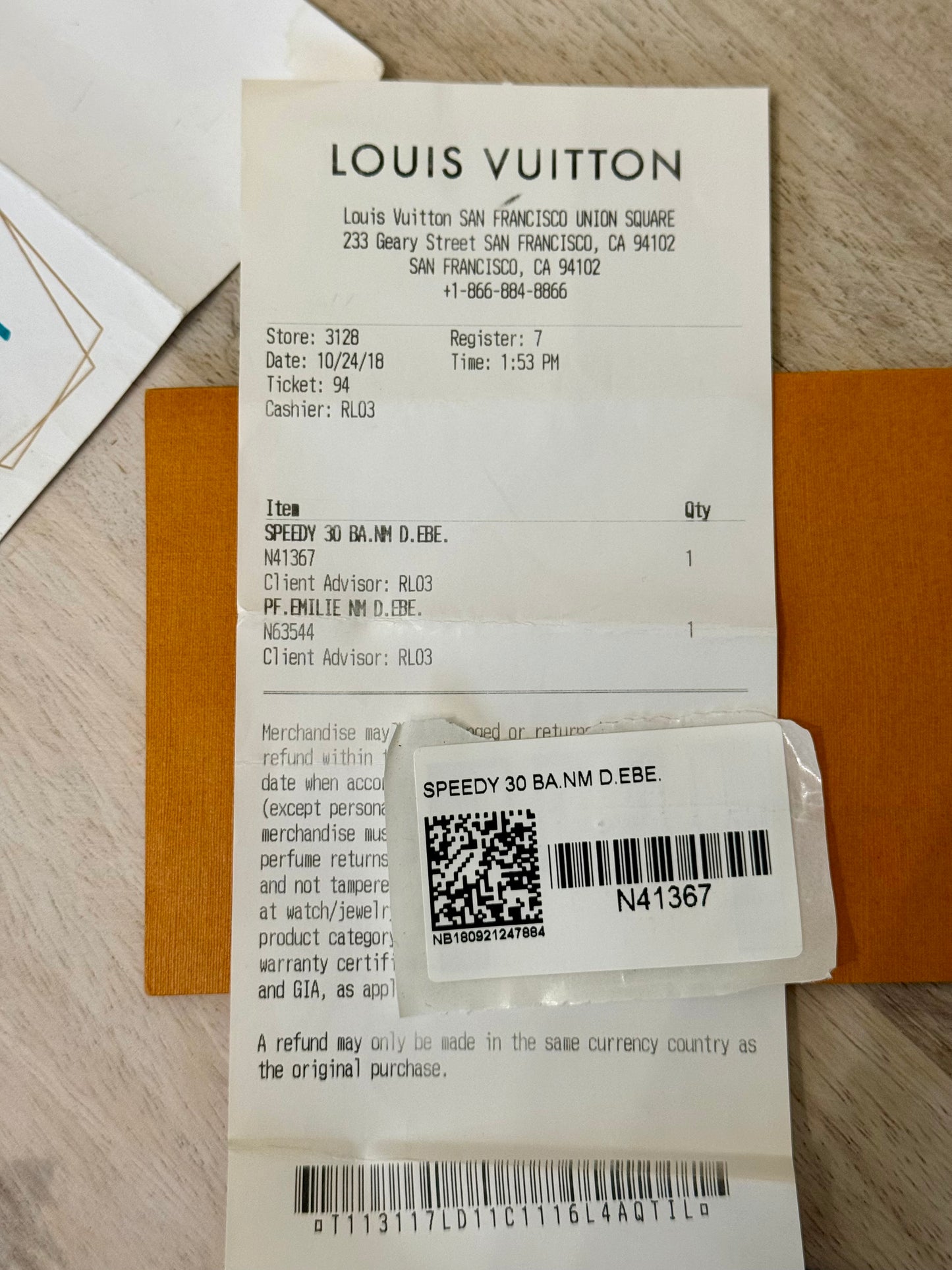 Louis Vuitton Speedy 30 Bandouliere Damier Ebene
