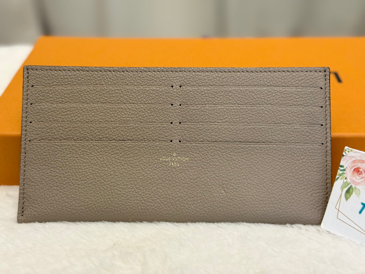 Louis Vuitton Felicie Pochette Empreinte Turtledove Full Set