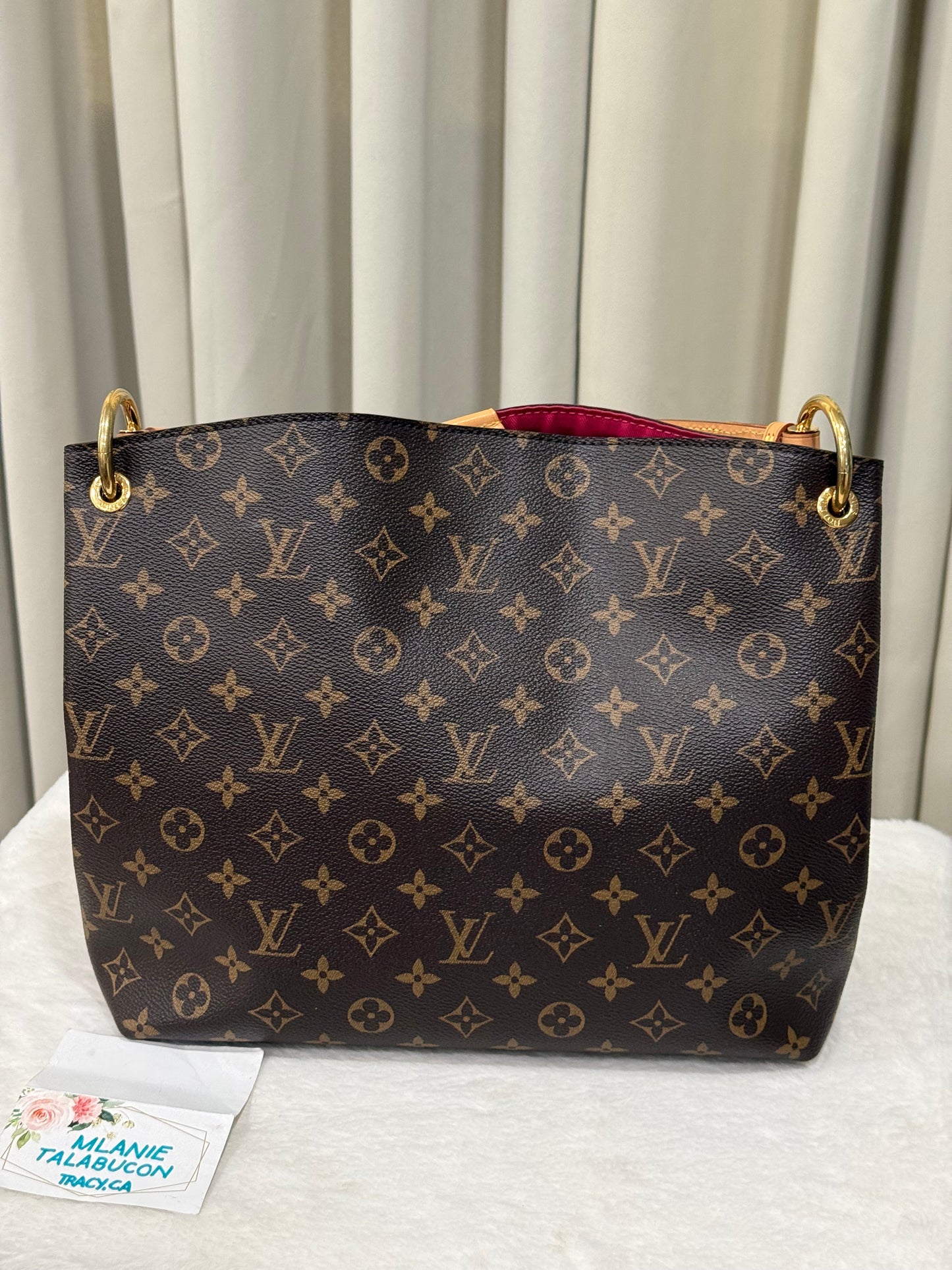 Louis Vuitton Graceful PM Mono Pivoine