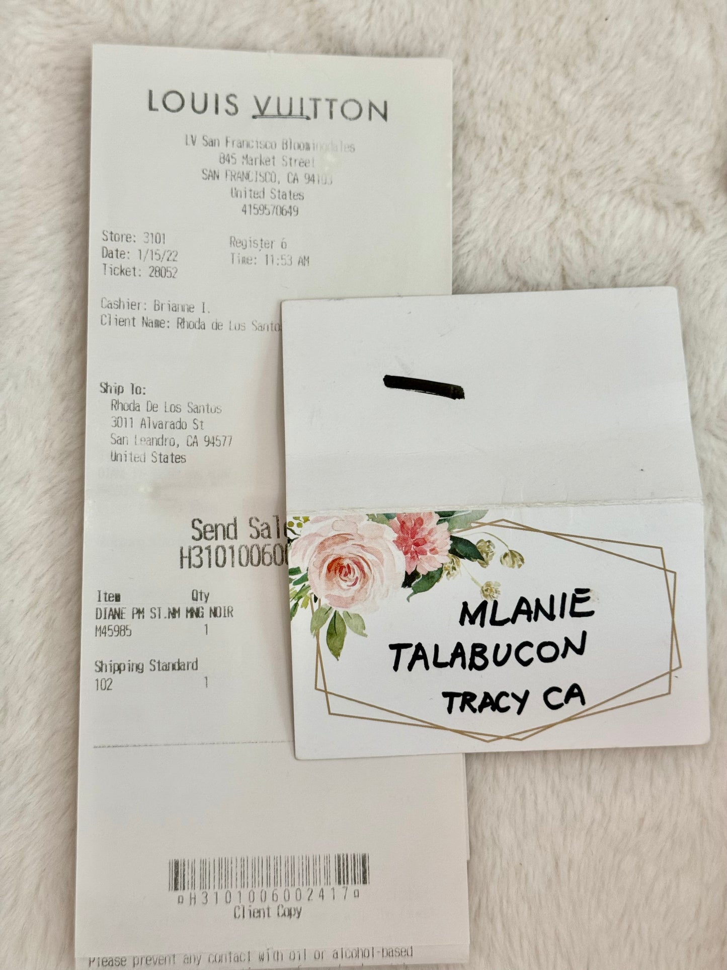 Louis Vuitton Diane Mono