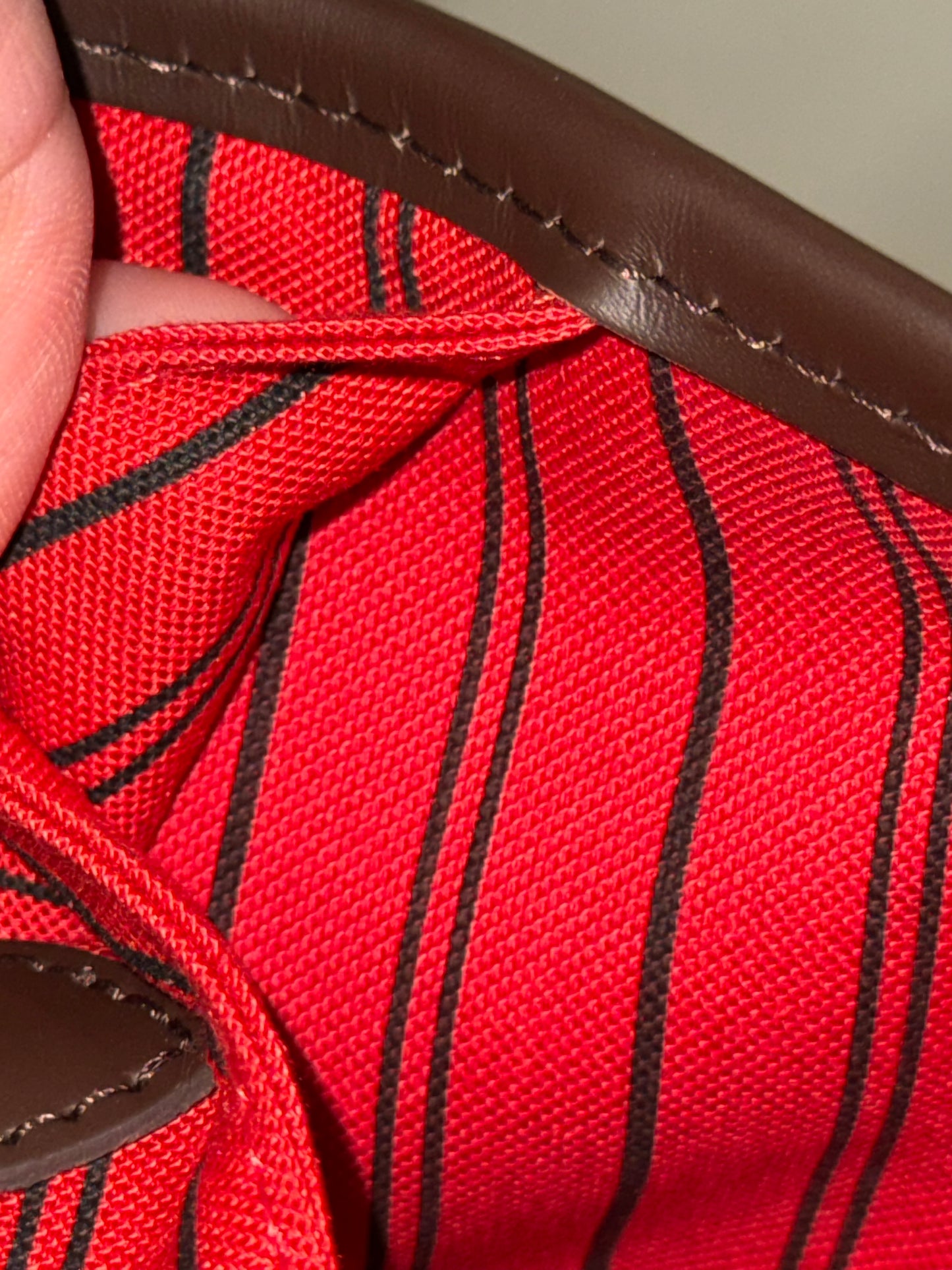Louis Vuitton Neverfull MM Damier Ebene Cerise