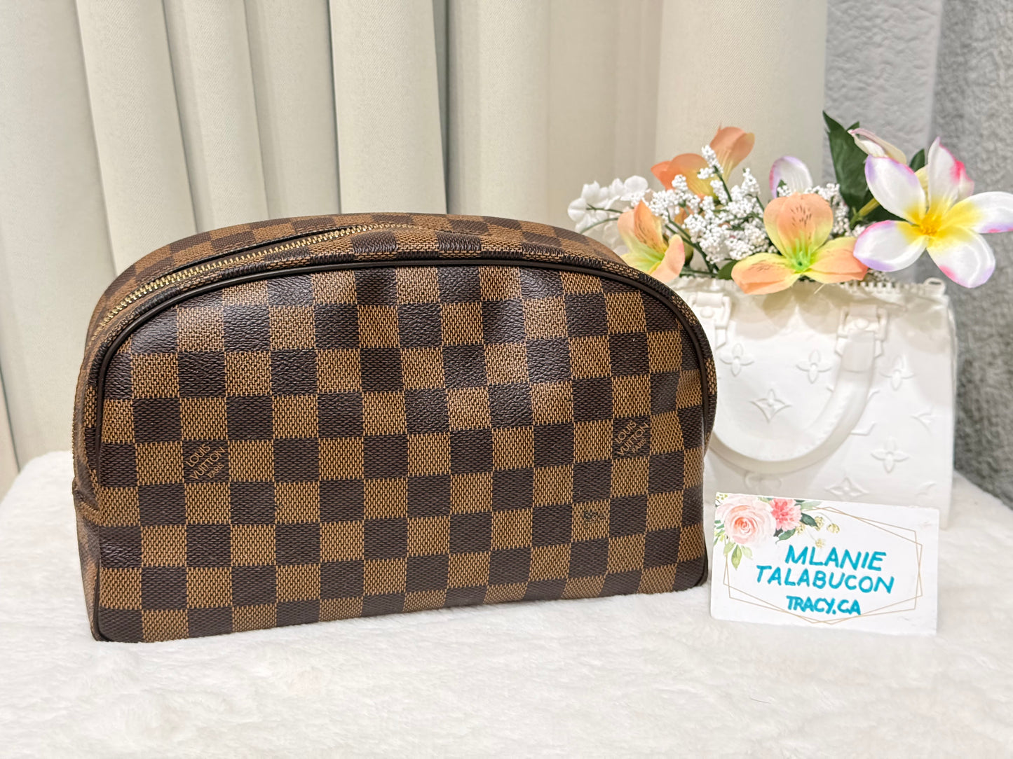 Louis Vuitton Trousse Toiletry 25 Damier Ebene