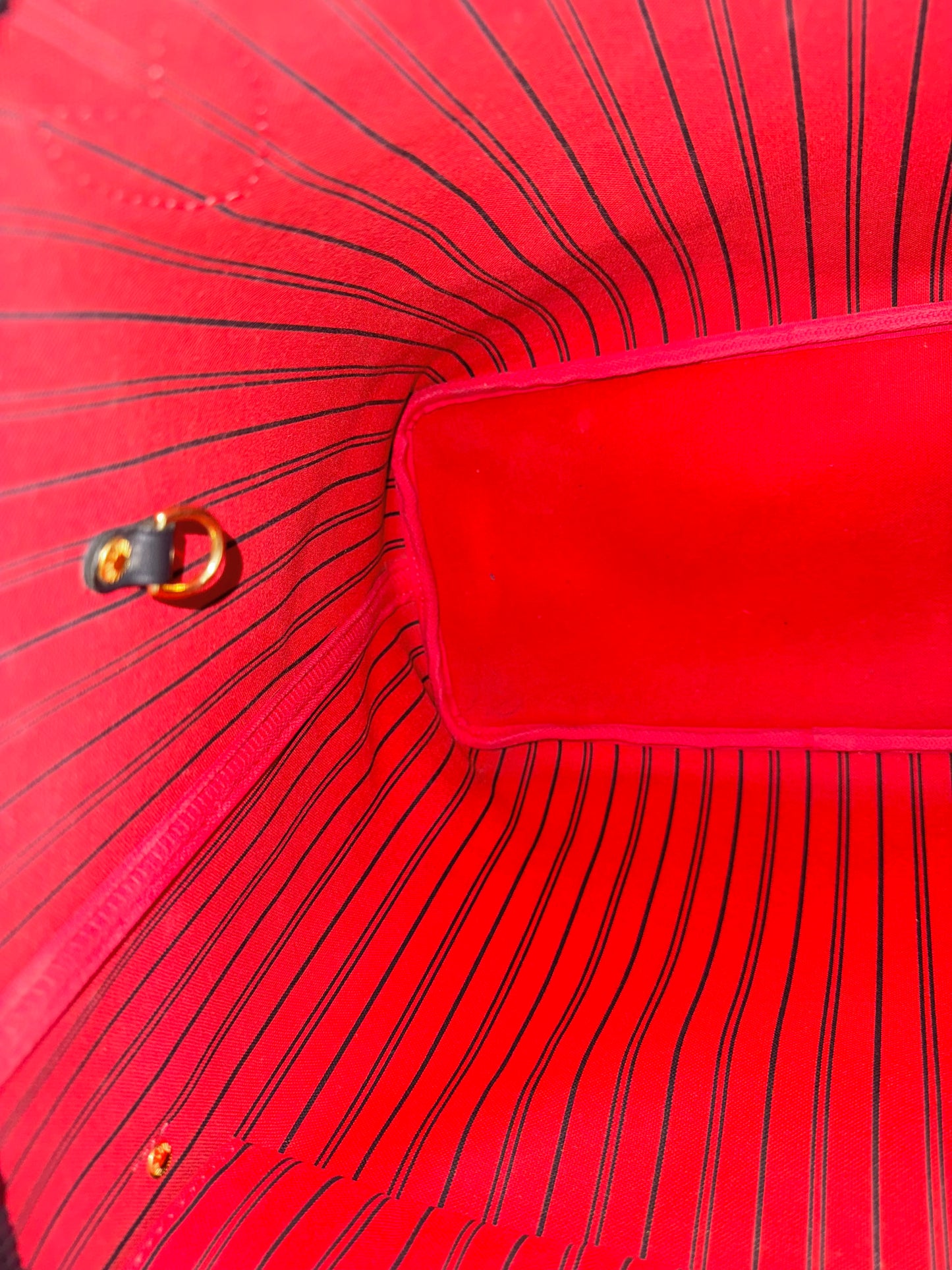 Louis Vuitton Neverfull MM World Tour Cerise
