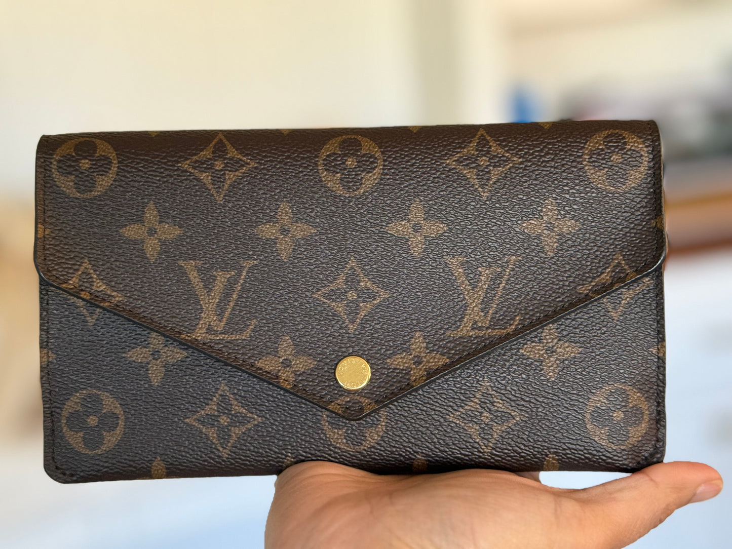 Louis Vuitton Jeanne Mono Fuchsia Wallet with Inserts