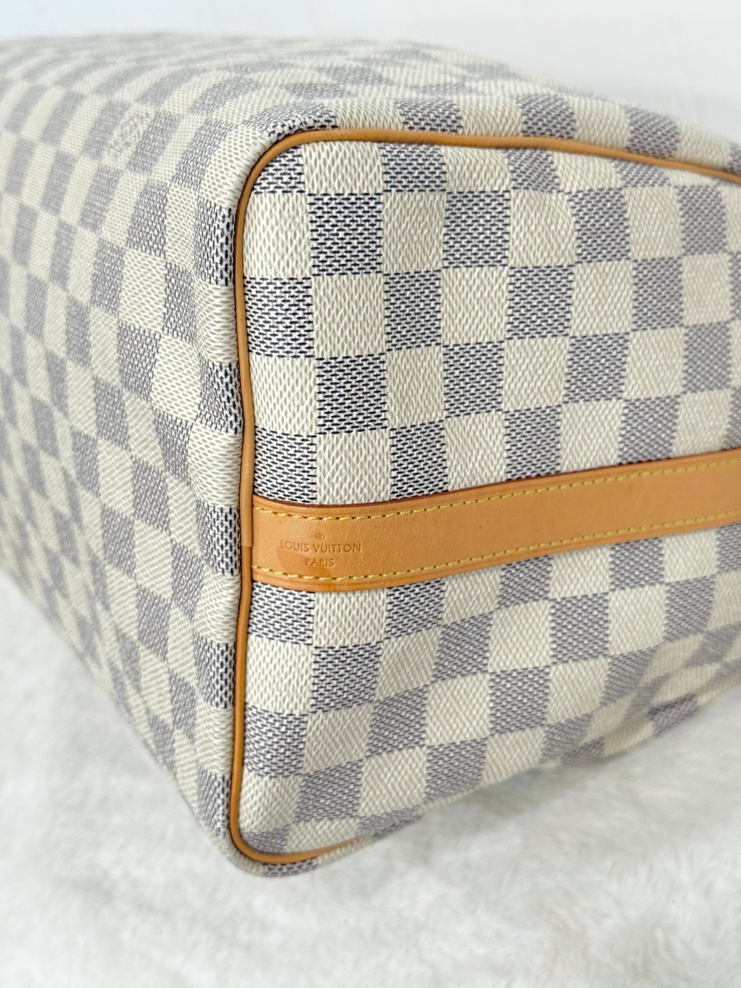 Louis Vuitton Speedy 30 Bandouliere Damier Azur