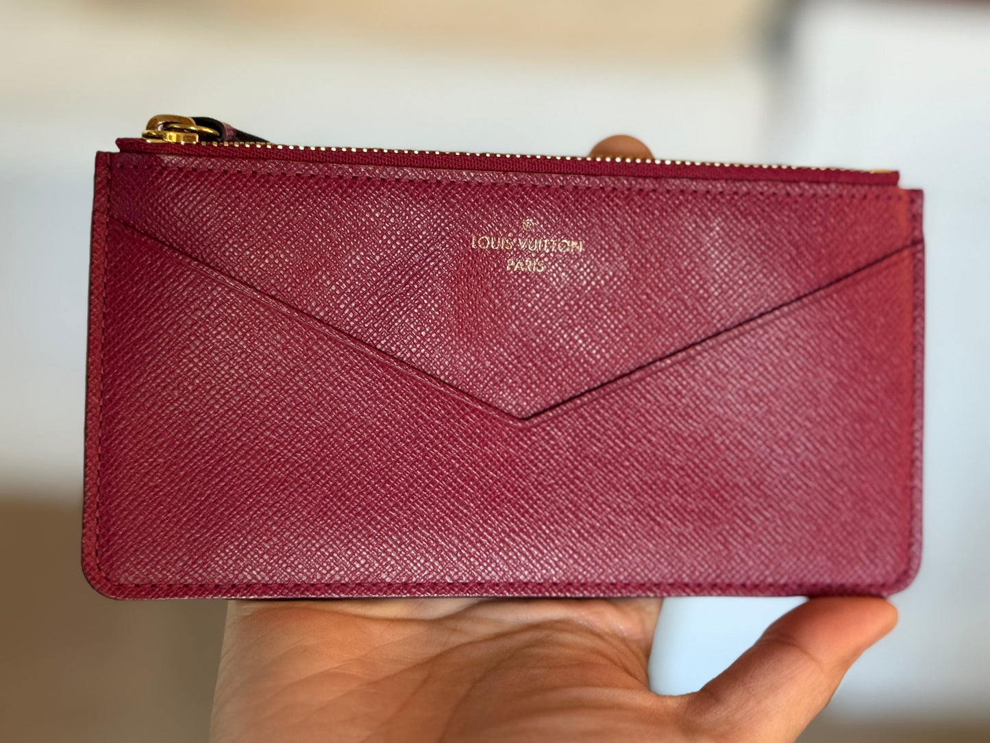Louis Vuitton Jeanne Mono Fuchsia Wallet with Inserts