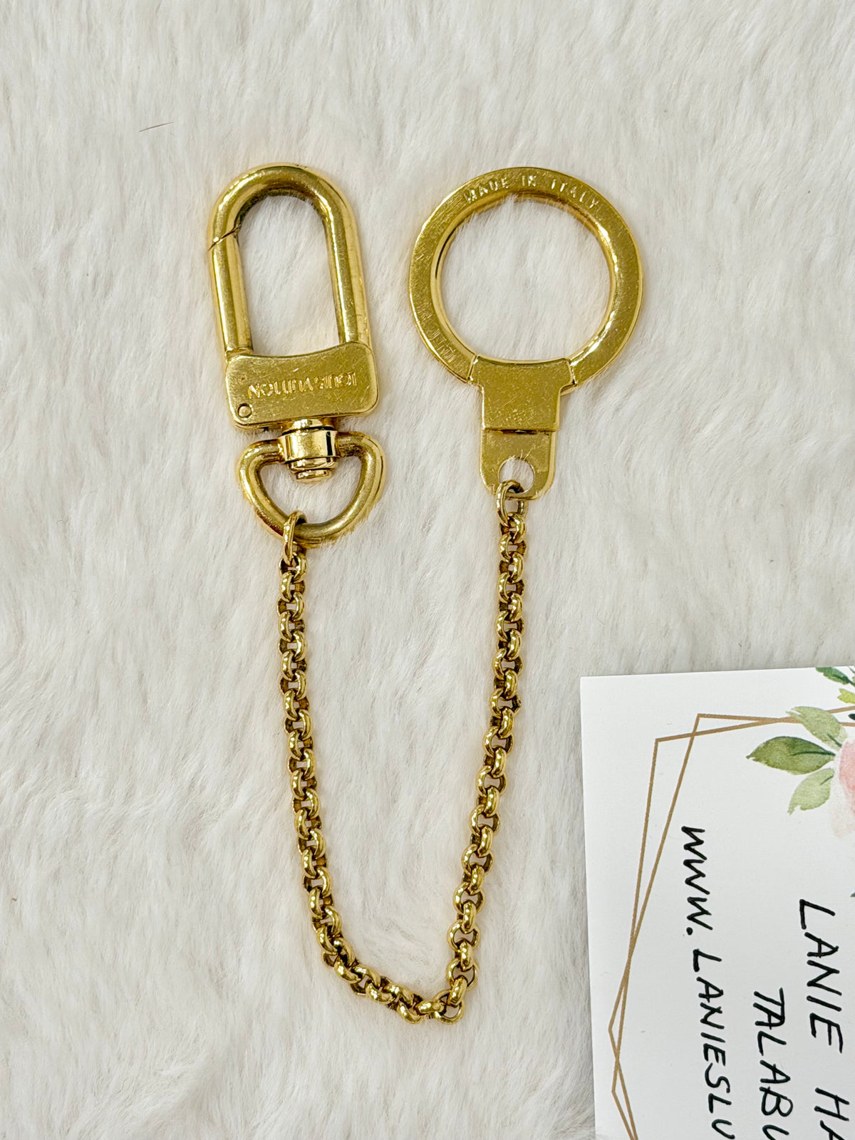 Louis Vuitton 8.25” Strap Extender Chain