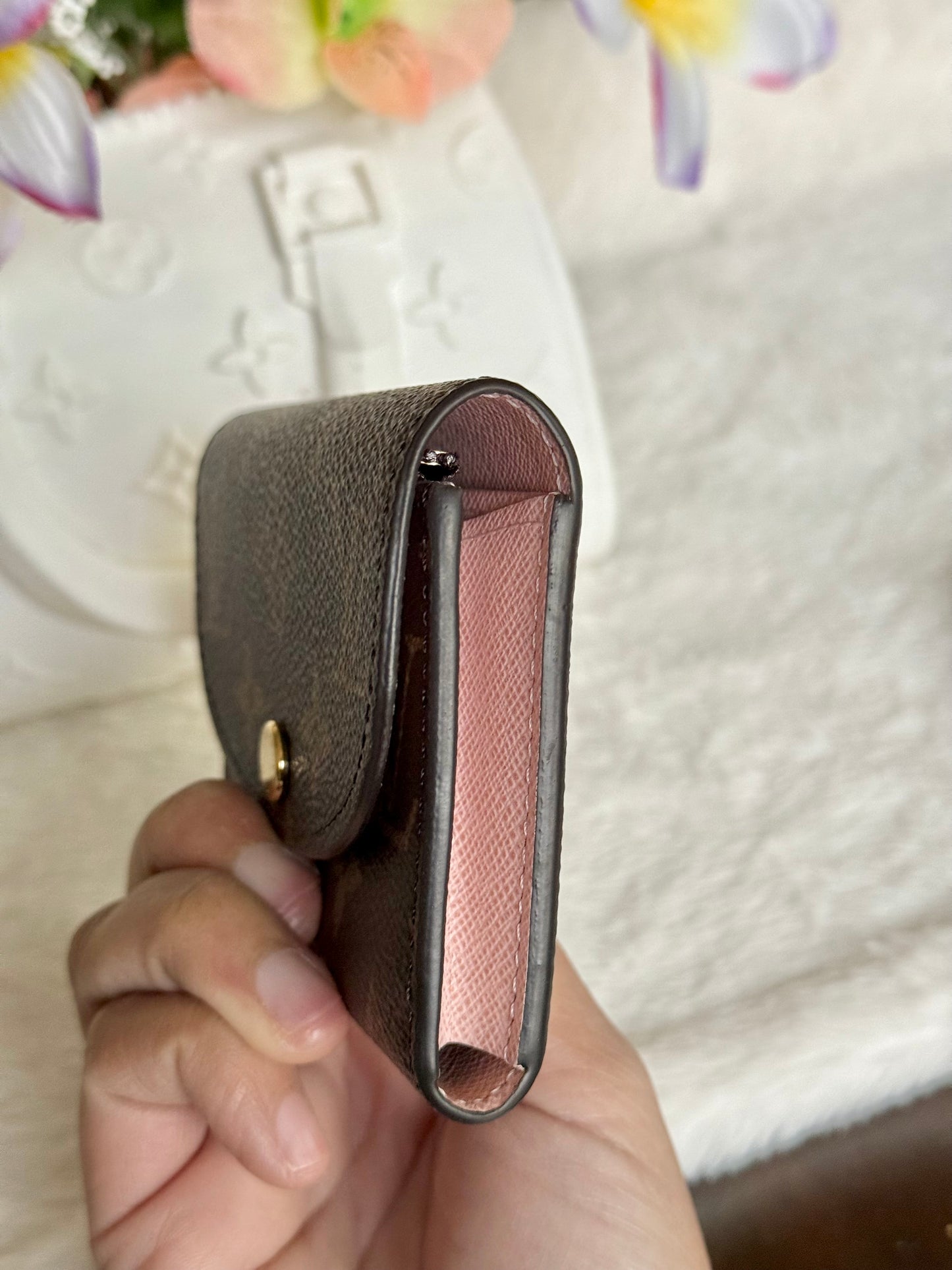 Louis Vuitton Rosalie Coin Purse Rose Poudre (Pink) Wallet