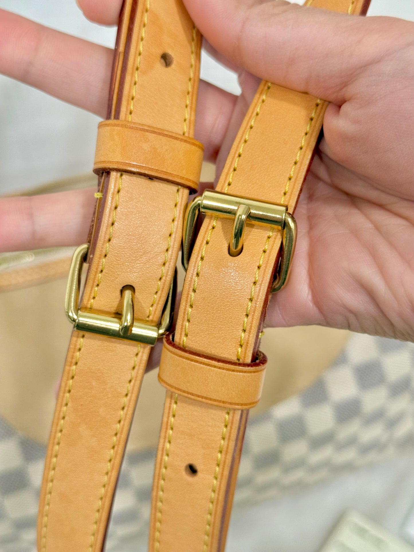 Louis Vuitton Speedy 30 Bandouliere Damier Azur