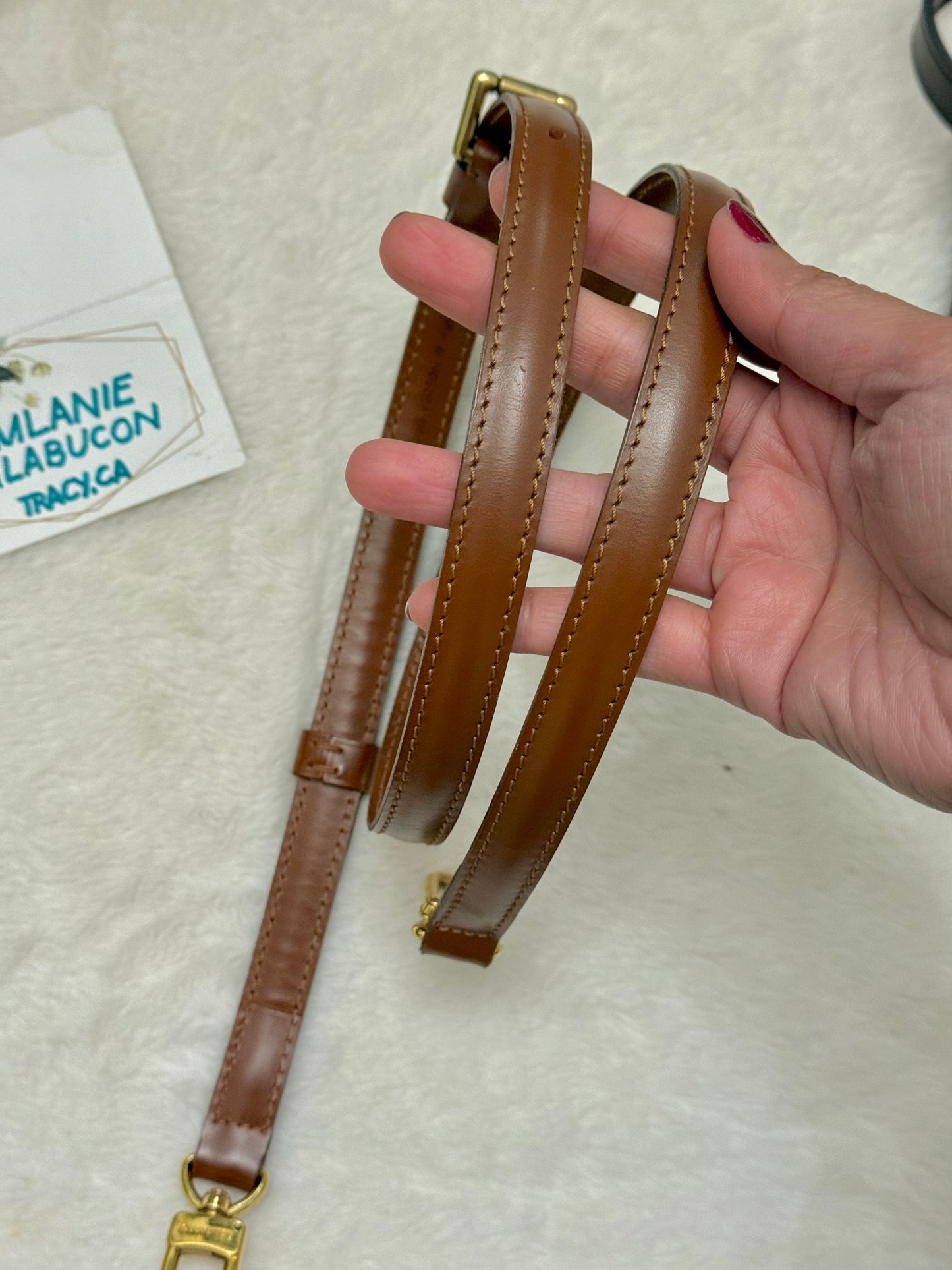 Louis Vuitton Epi Brown (Fawn) Leather Adjustable Strap