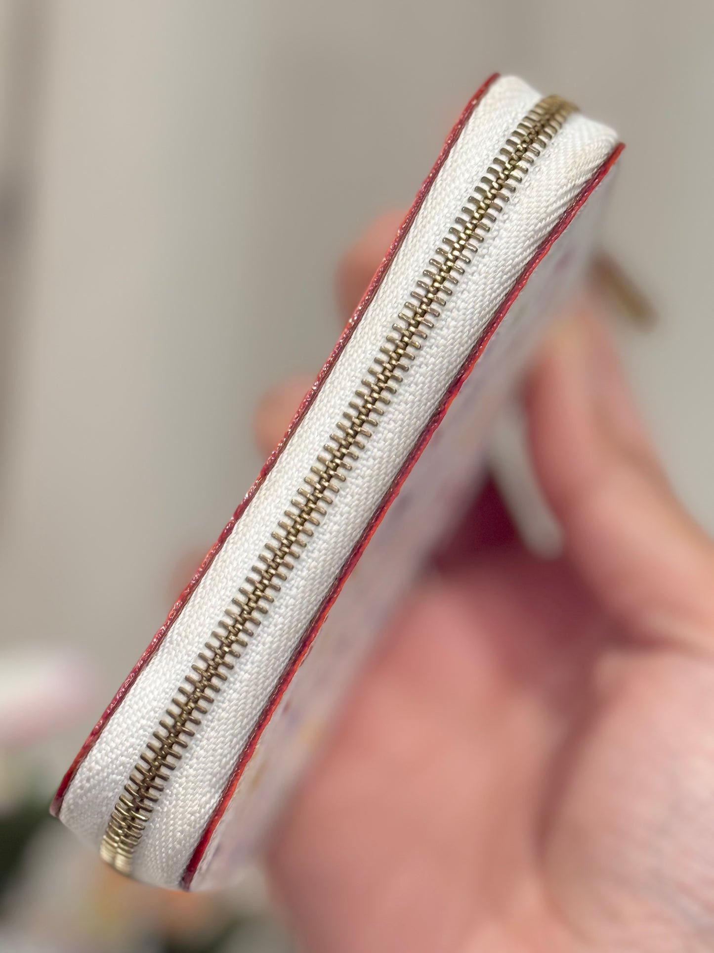 Louis Vuitton Zippy Compact Multicolor White/Blanc