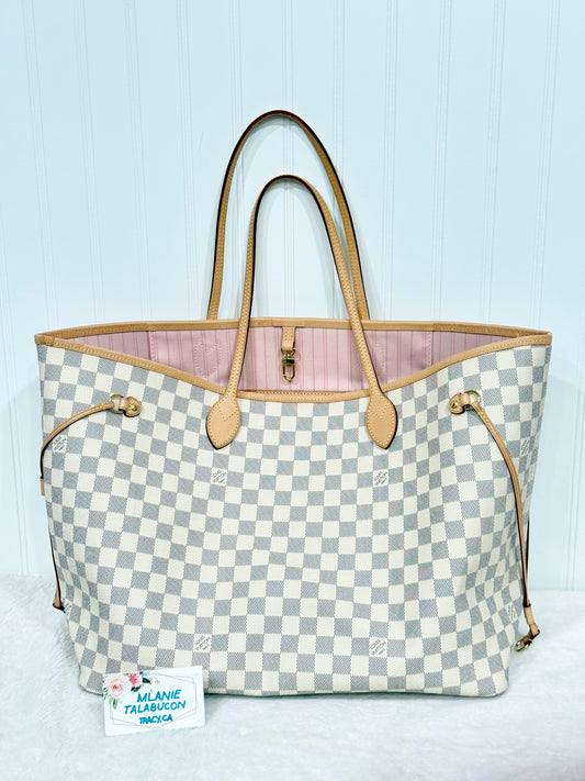 Louis Vuitton Neverfull GM in Damier Azur Rose Ballerine