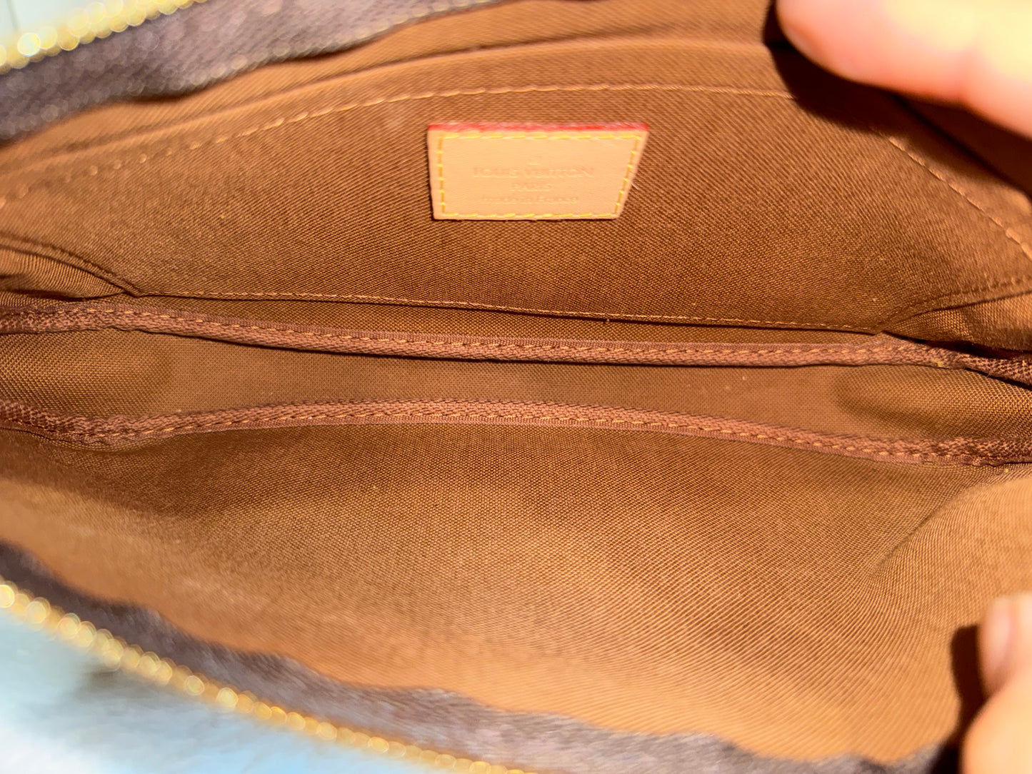 Louis Vuitton Multi Pochette Accessoires with Light Pink Strap