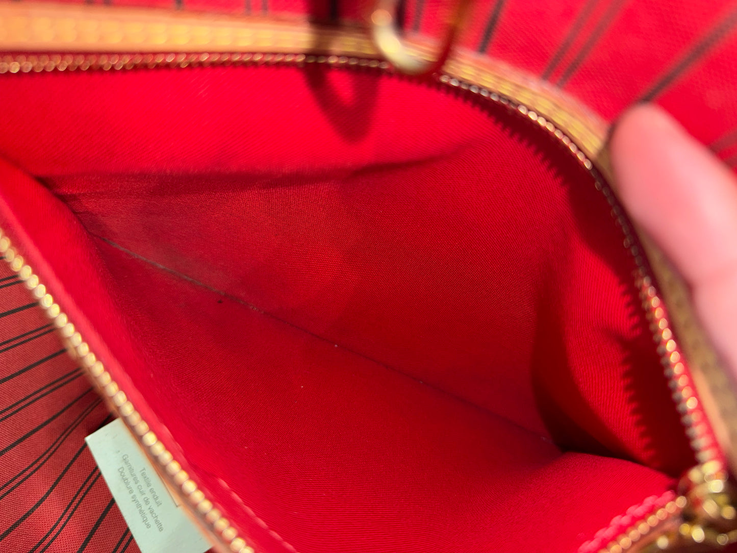 Louis Vuitton Neverfull MM Mono Cerise