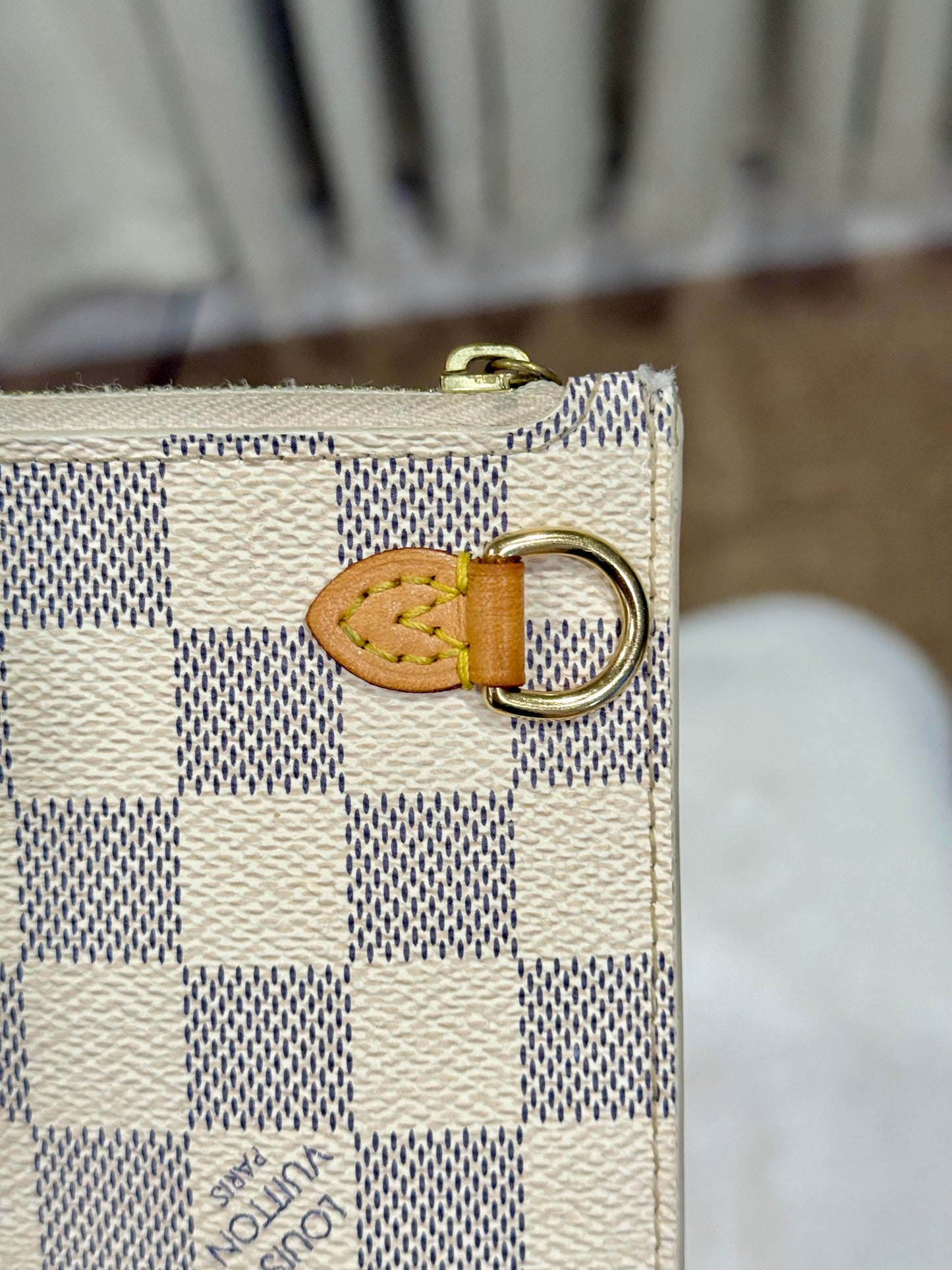 Louis Vuitton Neverfull MM/GM Damier Azur Beige